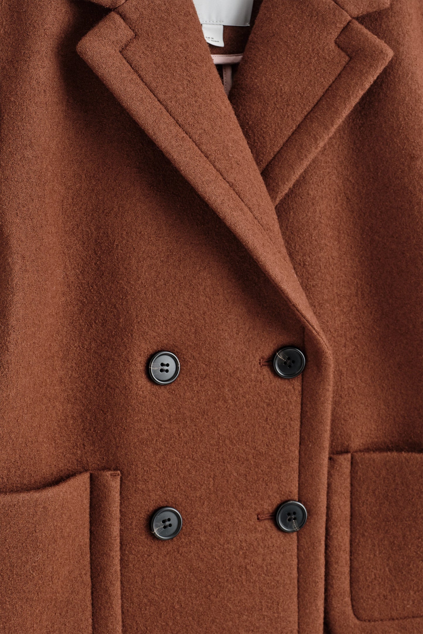 Cropped Double-Breasted Wool Blazer