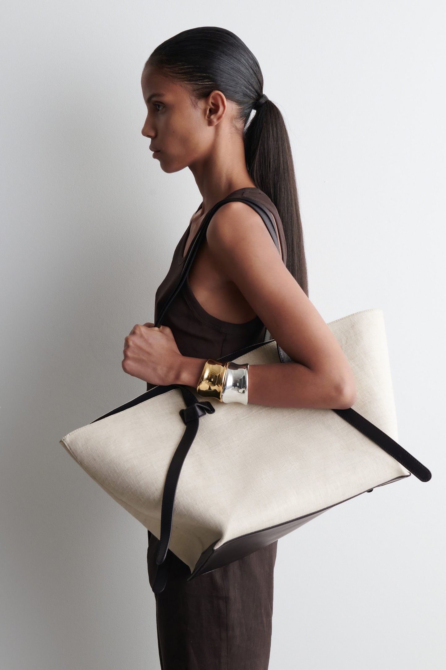 Pinch Linen Tote Bag