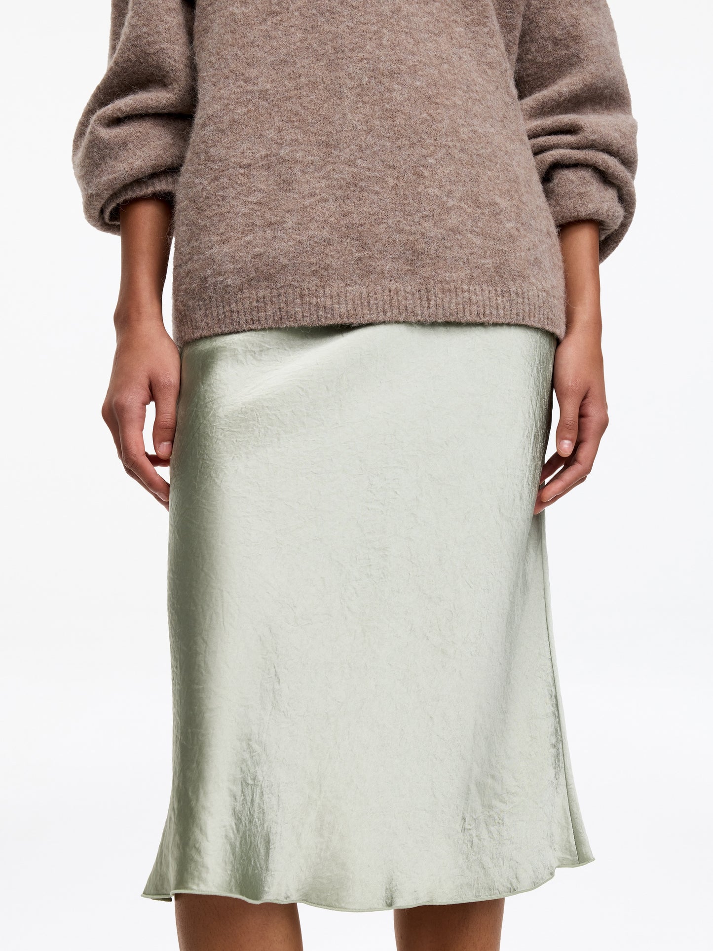 Satin Slip Skirt