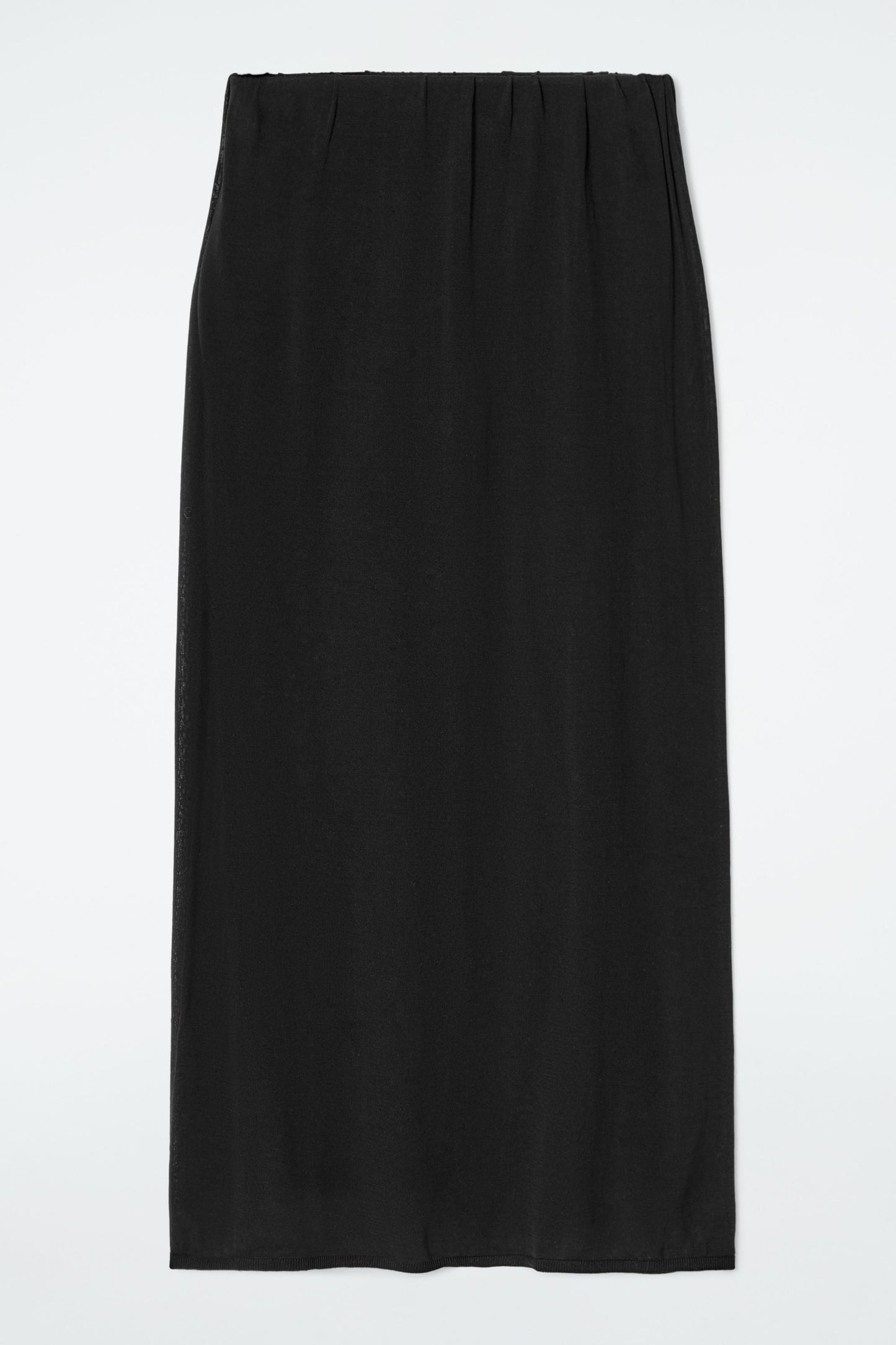 Sheer knitted skirt