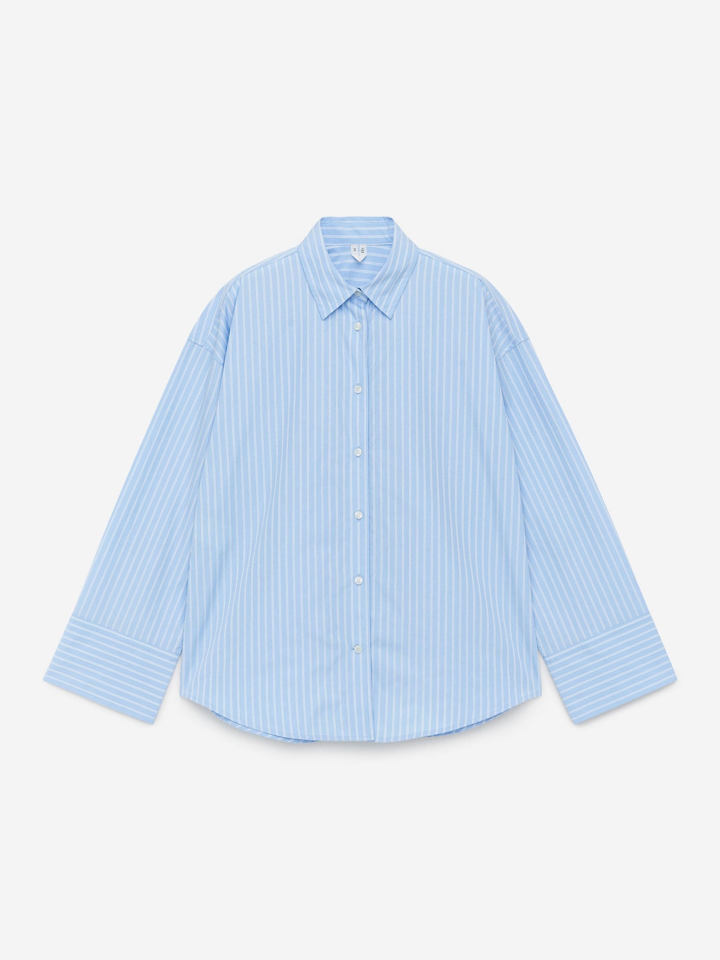 Wide-Sleeve Cotton Shirt