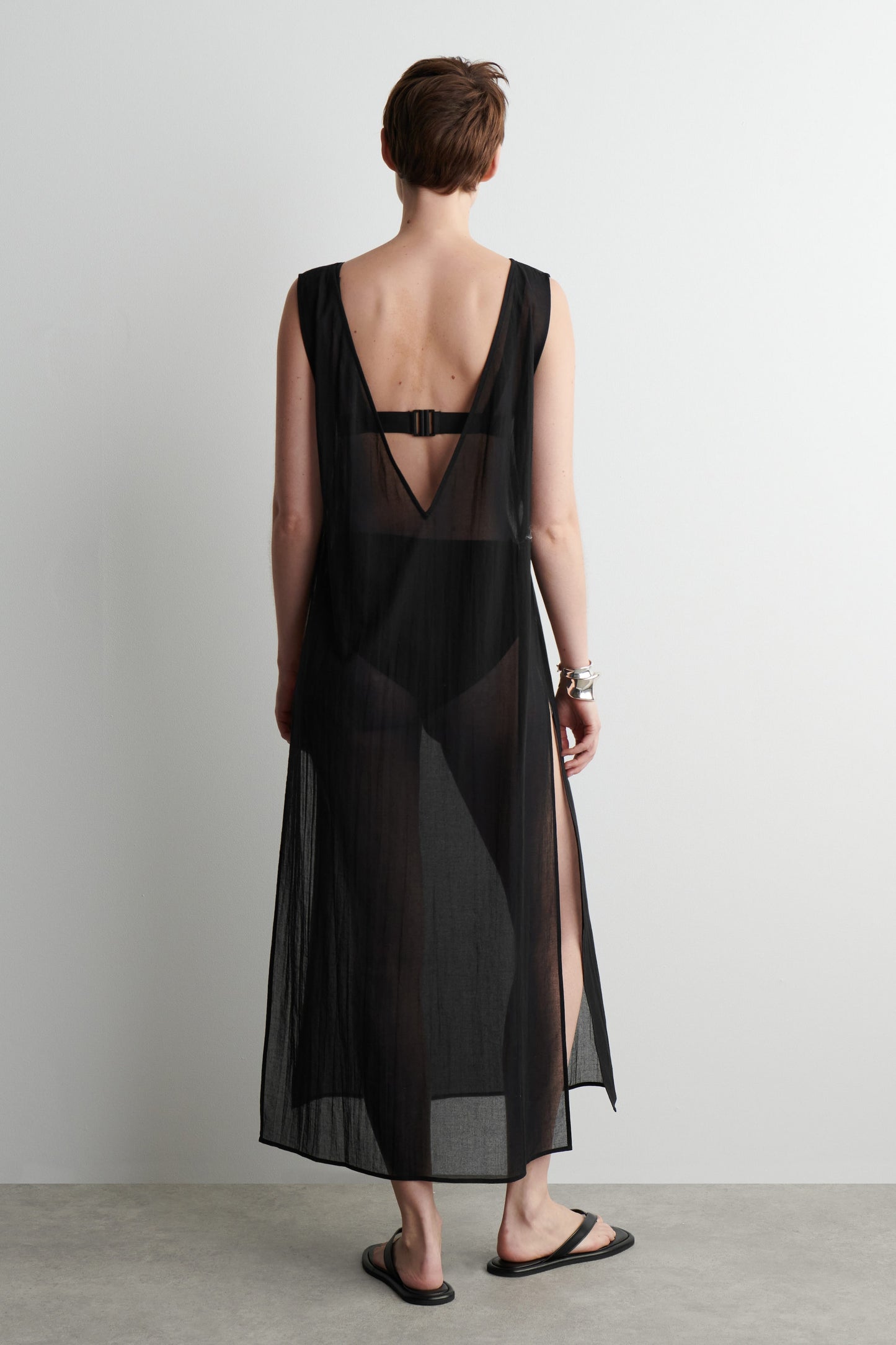 Open-Side Sheer Tunic