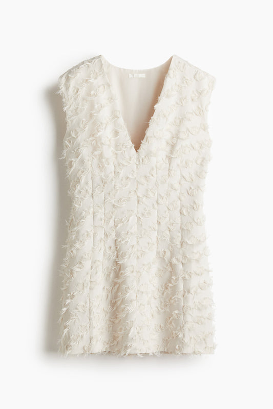 Jacquard-weave dress