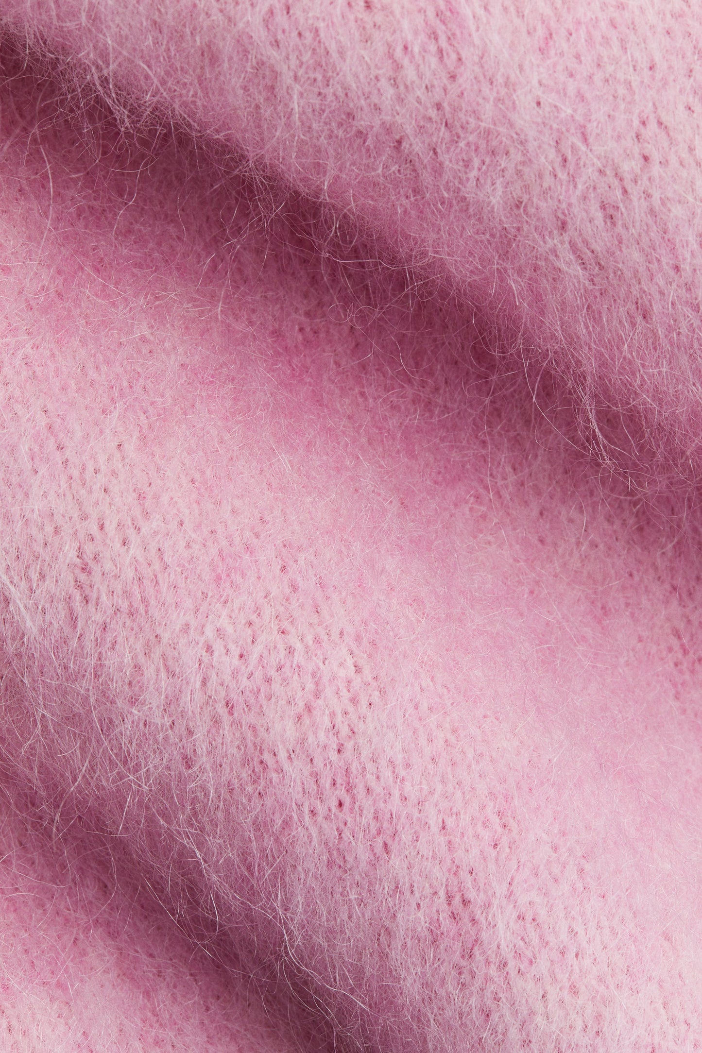 Oversized mohair-blend jumper