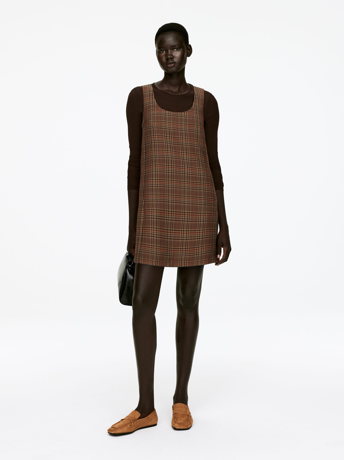 Check Mini Dress