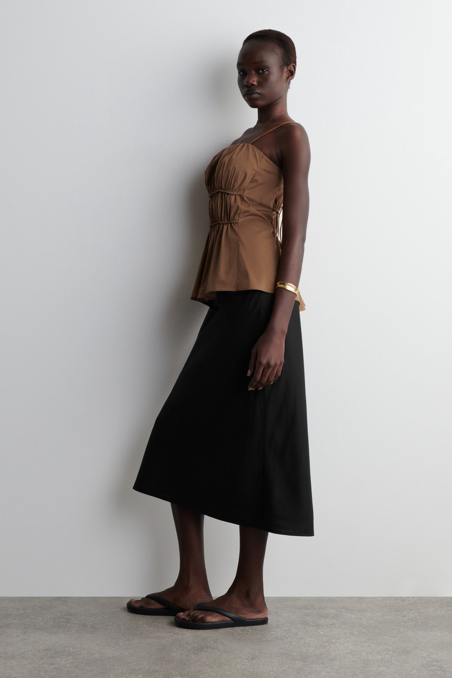 Gathered Cotton Top