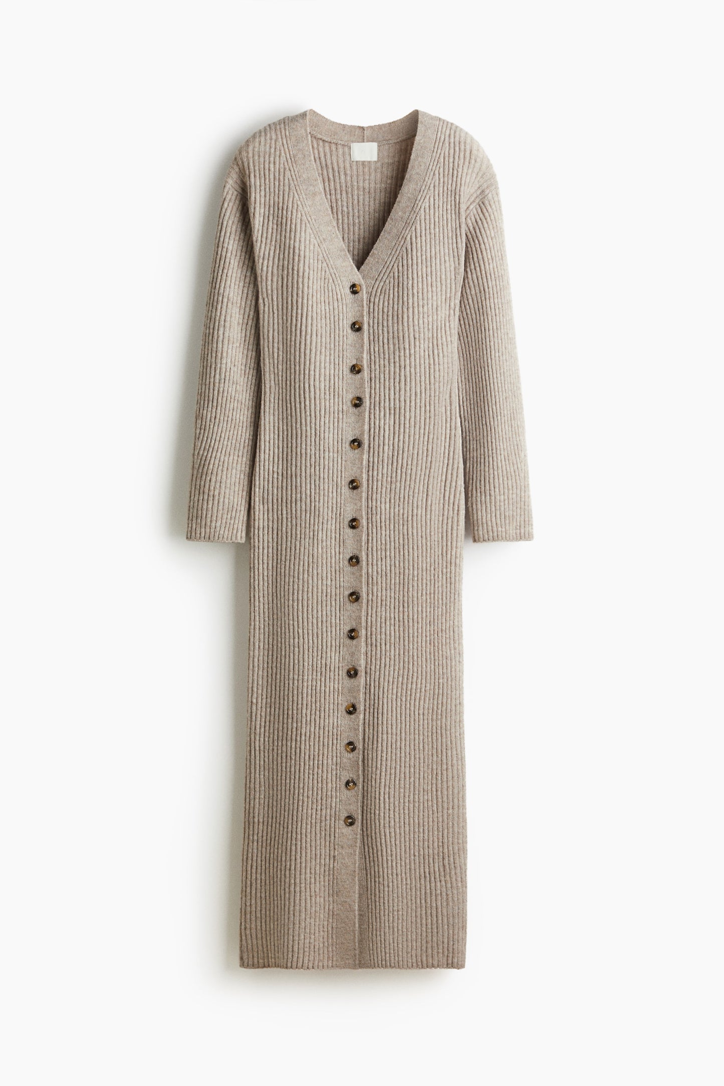 Rib-knit dress