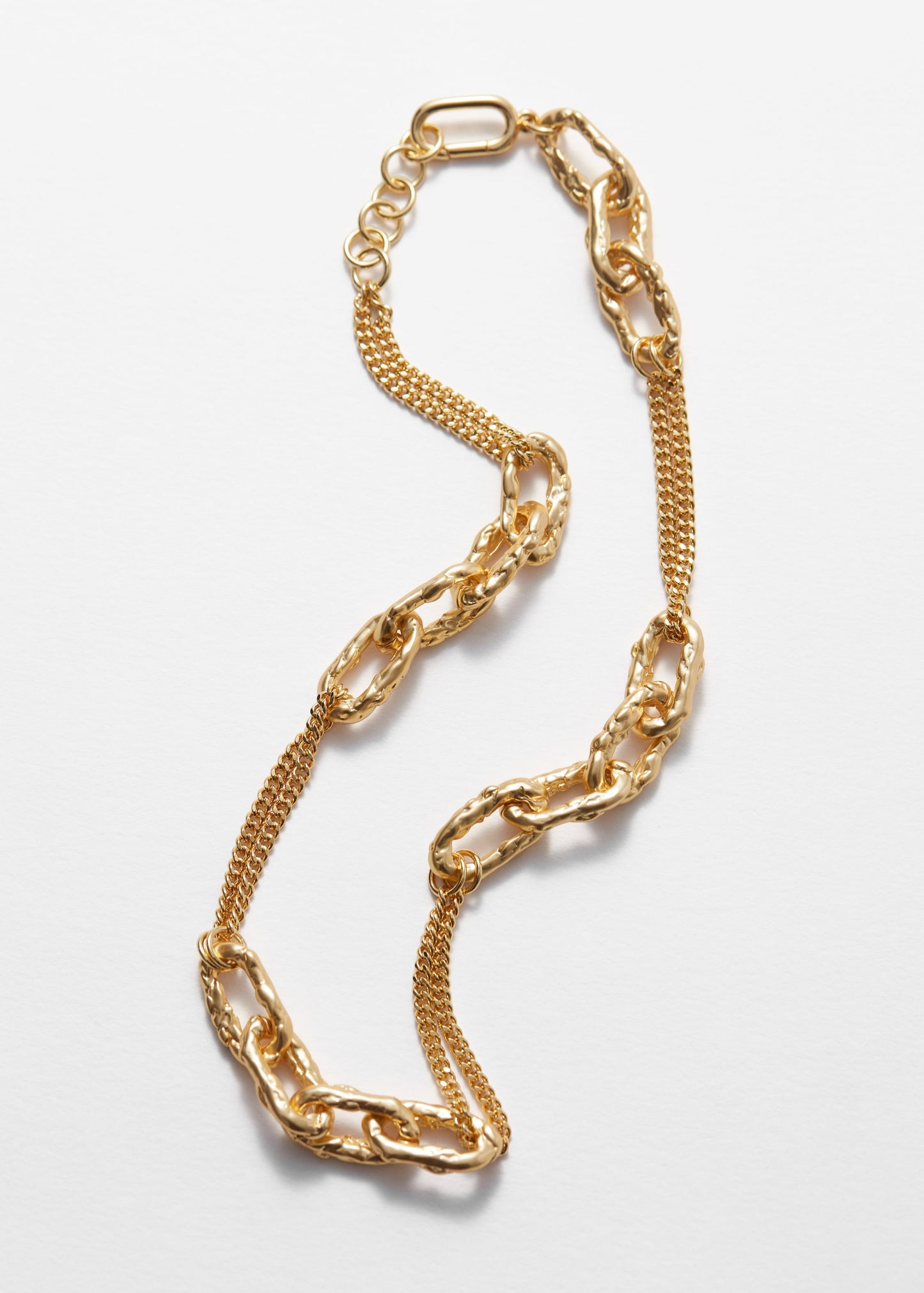 Chunky Sculpted-Link Necklace