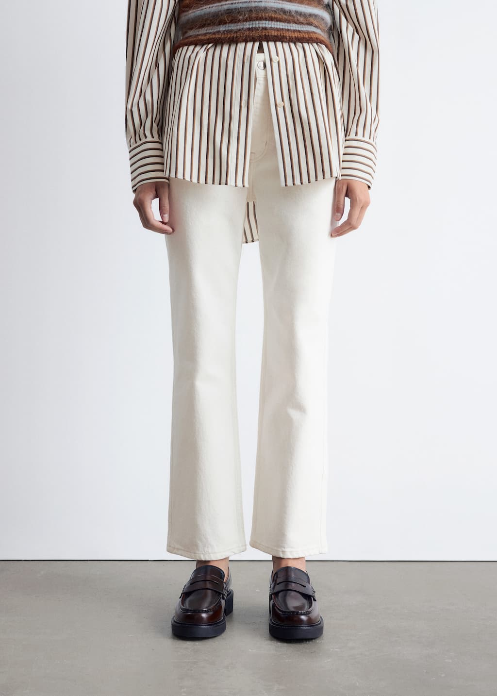 Cropped Slim-Leg Jeans