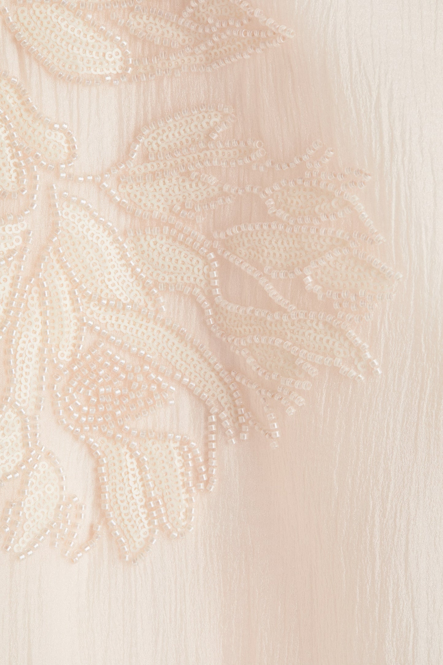 Bead-embroidered skirt