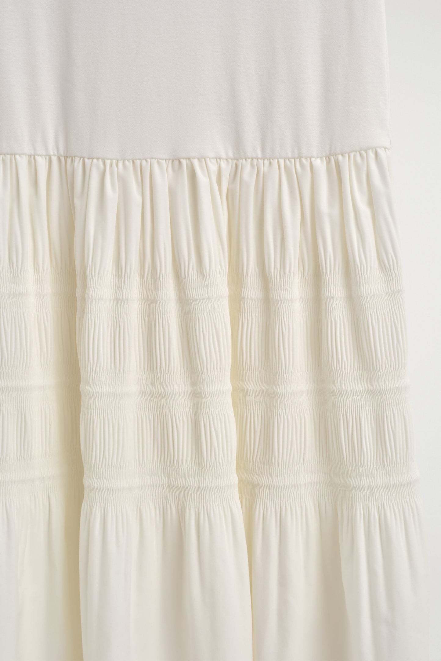 Tiered Gathered Midi Dress
