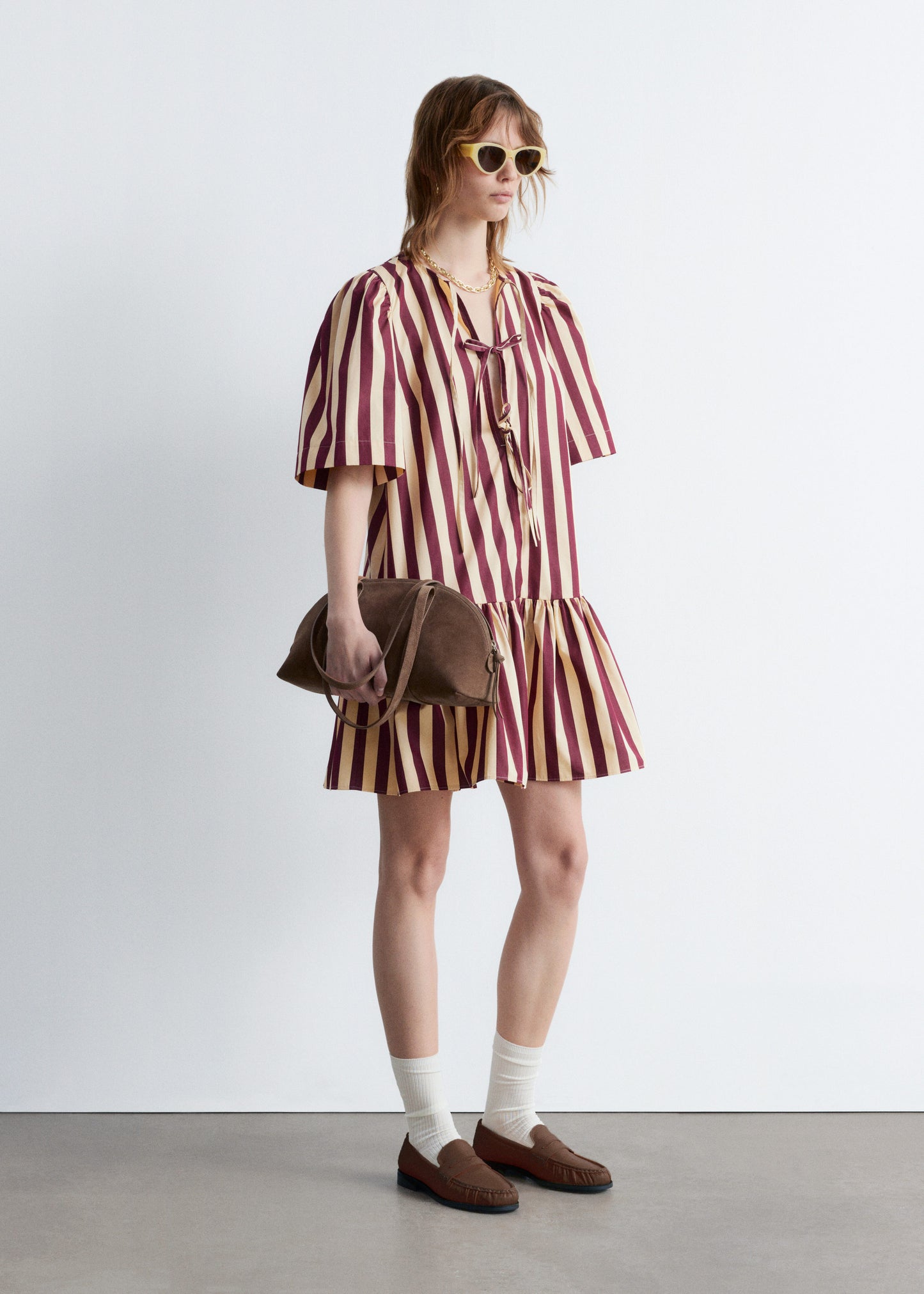 Peplum Mini Dress