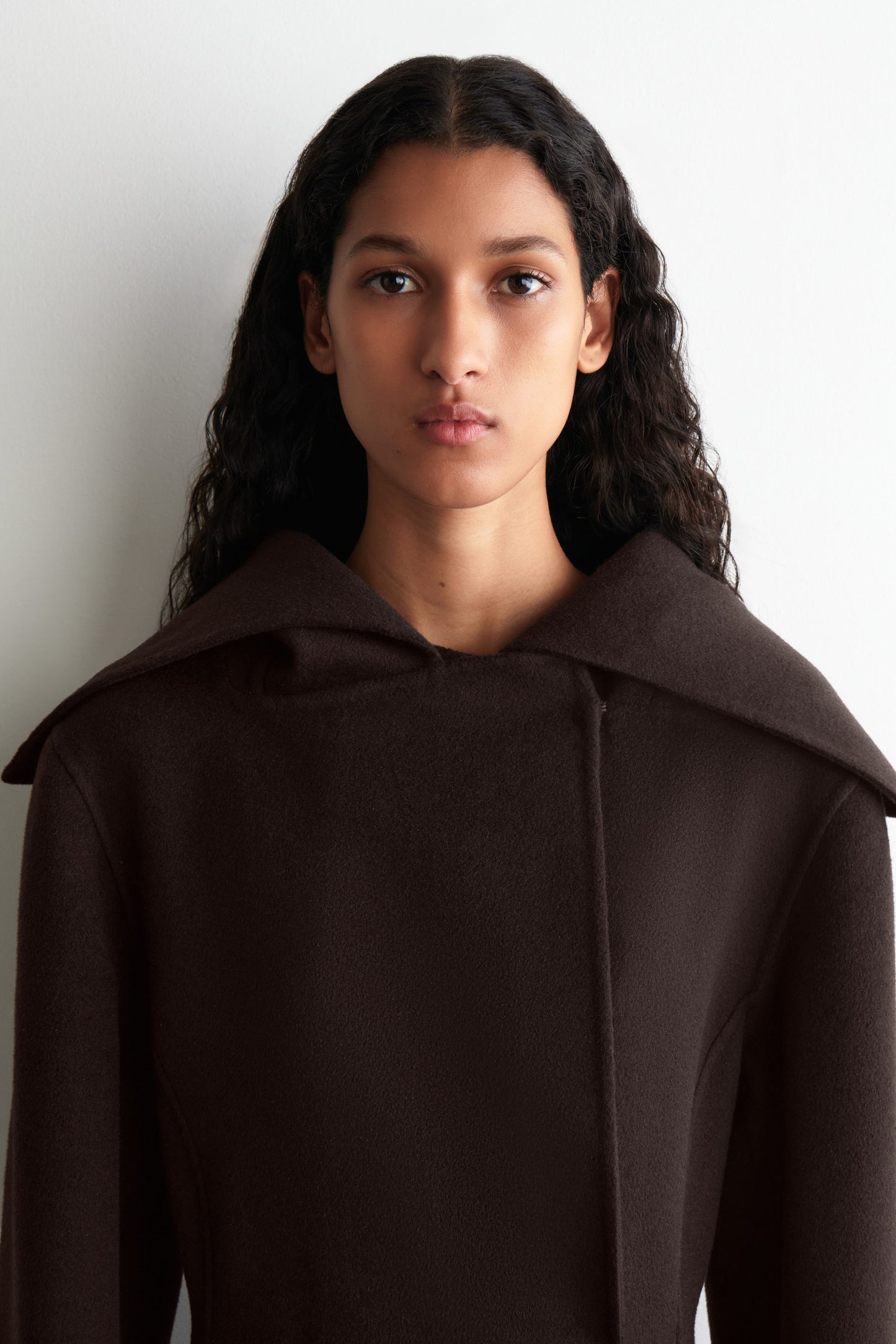 Sculpted Double-Faced Wool Coat