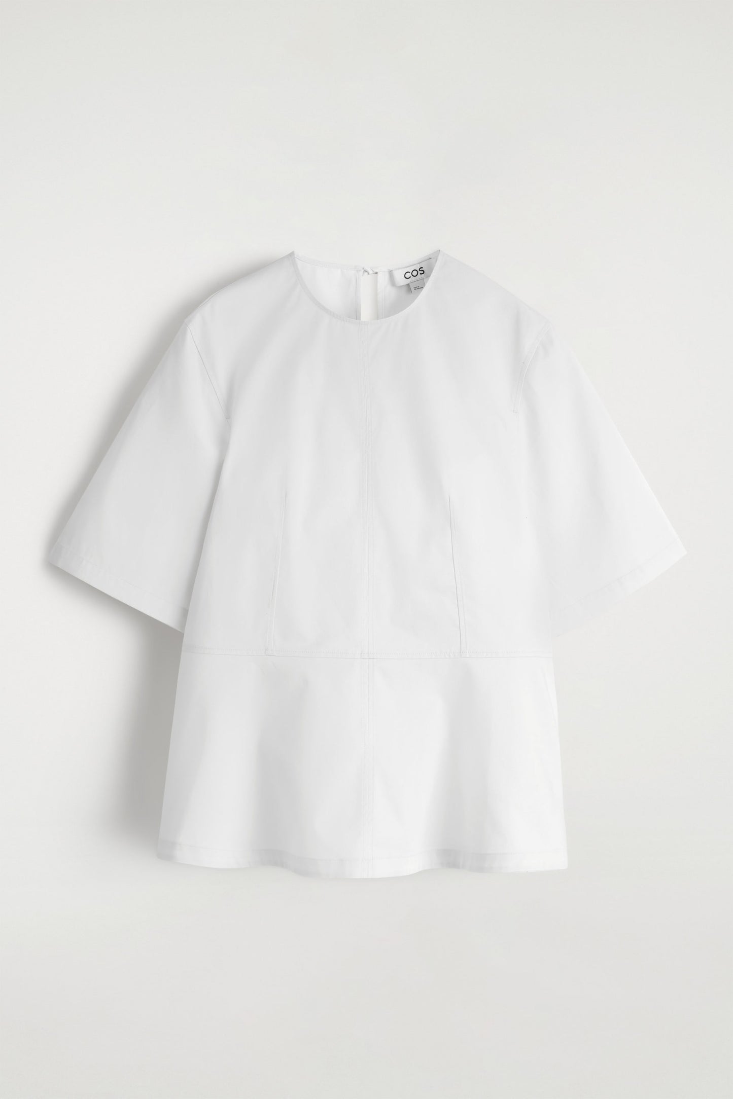 Cotton Peplum Top