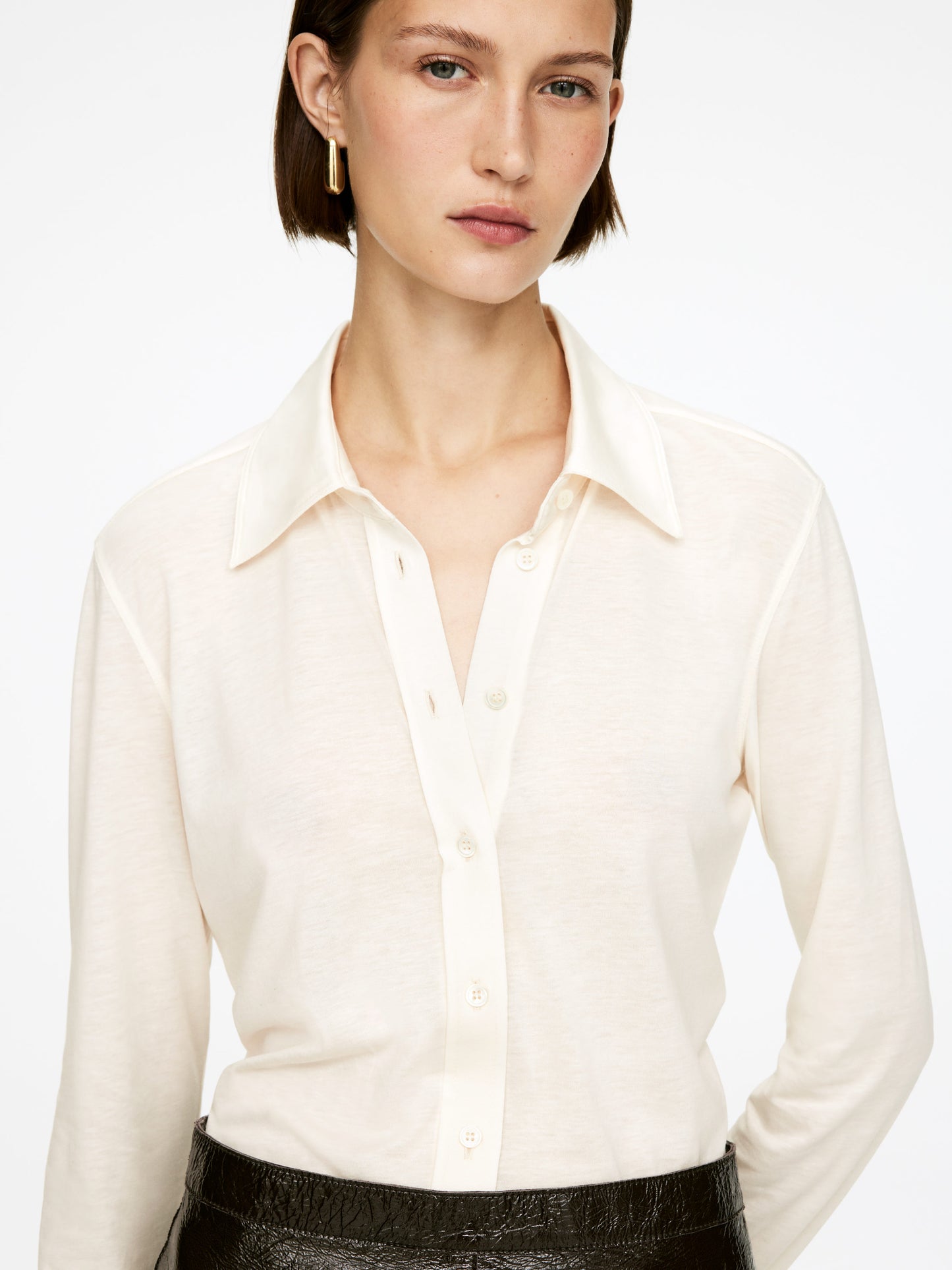 Lyocell-Blend Shirt