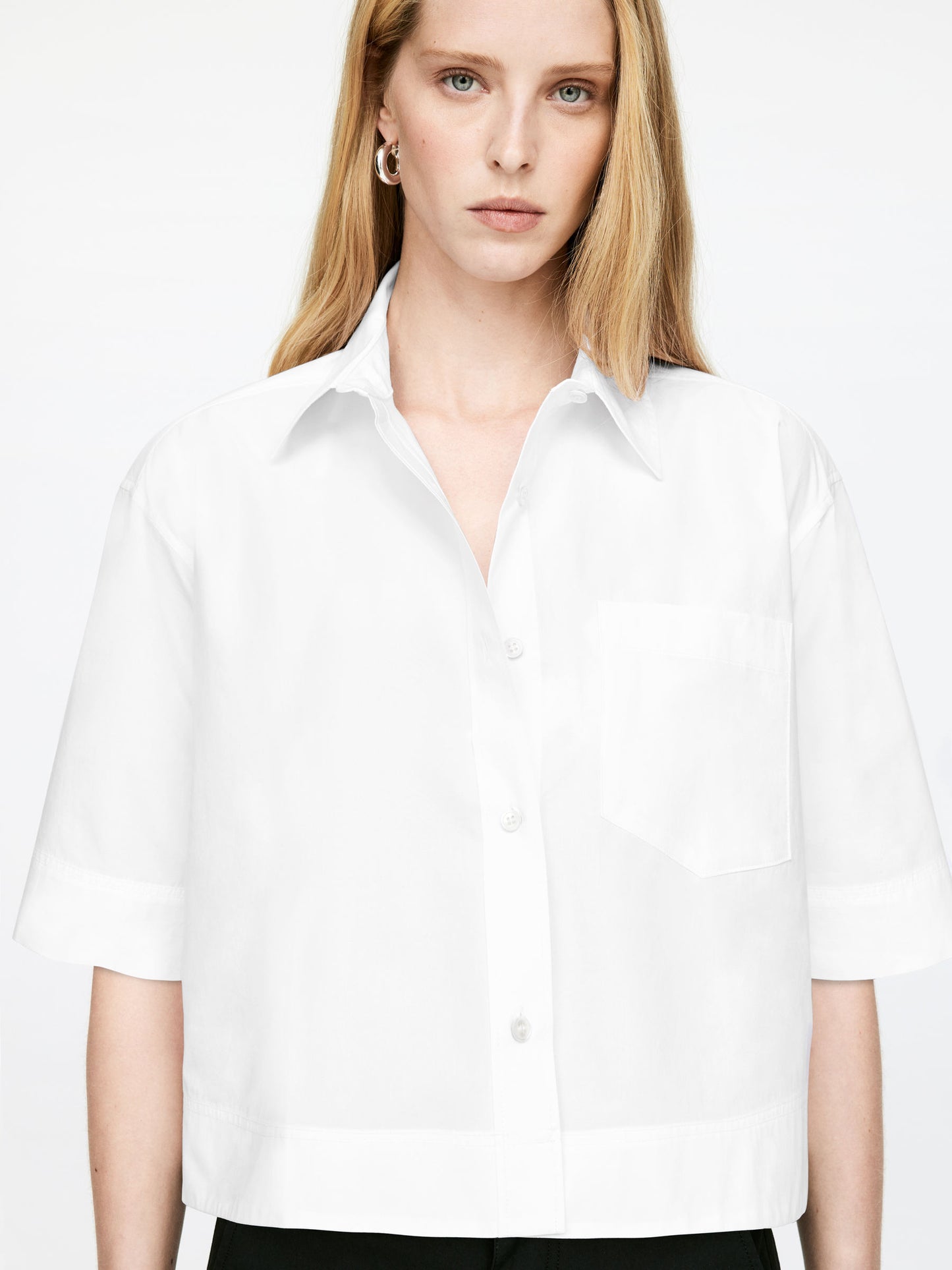 Short-Sleeve Cotton Shirt