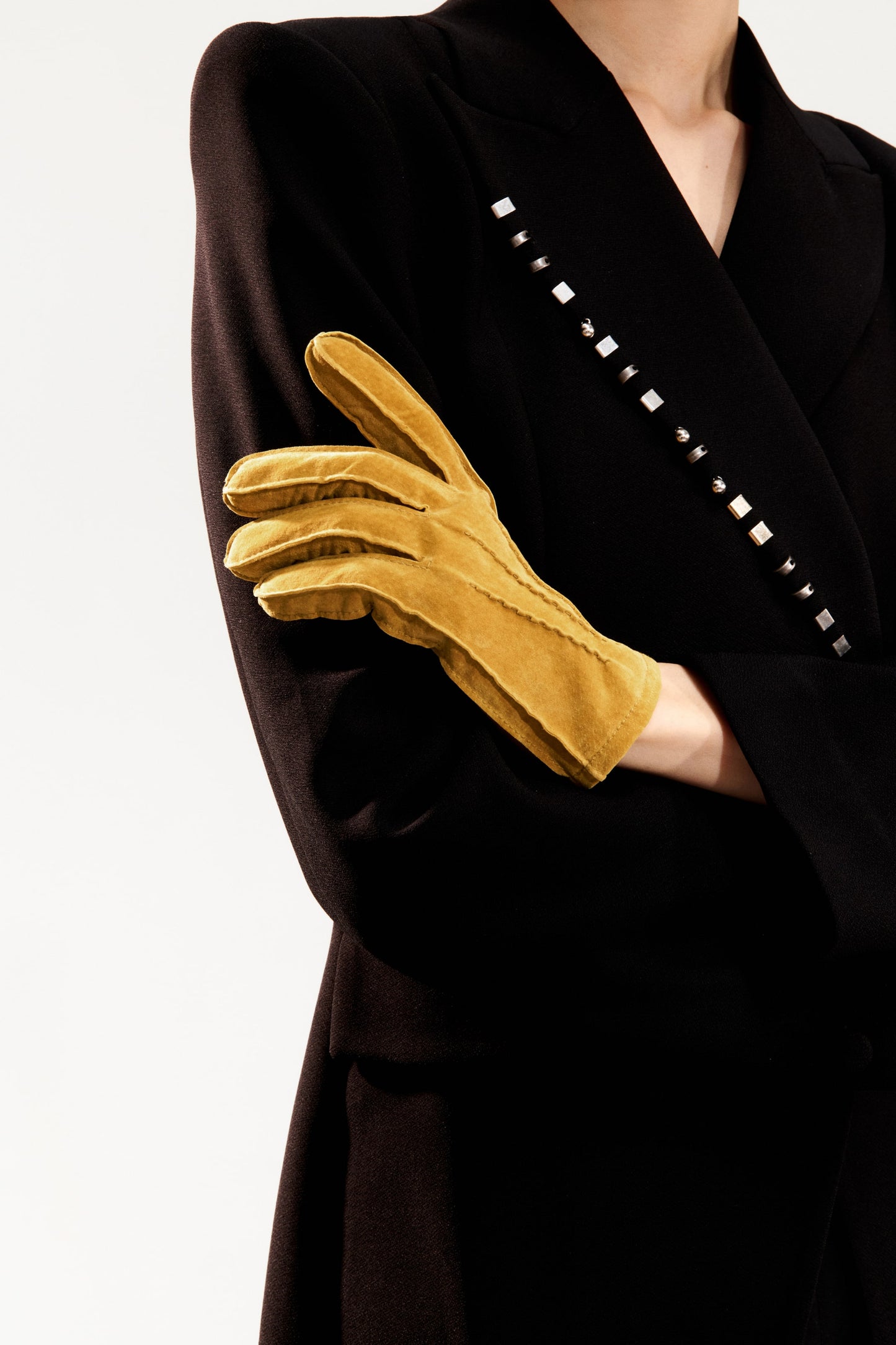 Suede gloves
