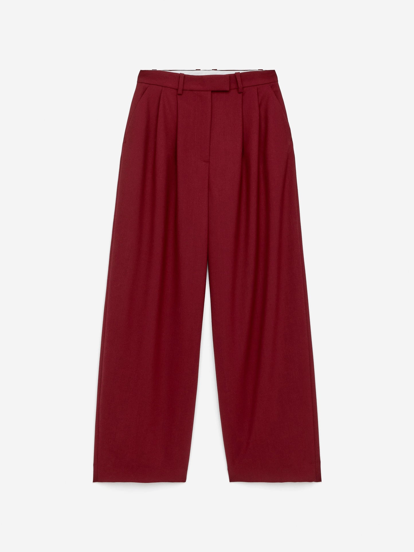 Pleated Wool Trousers