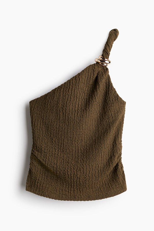 One-shoulder top