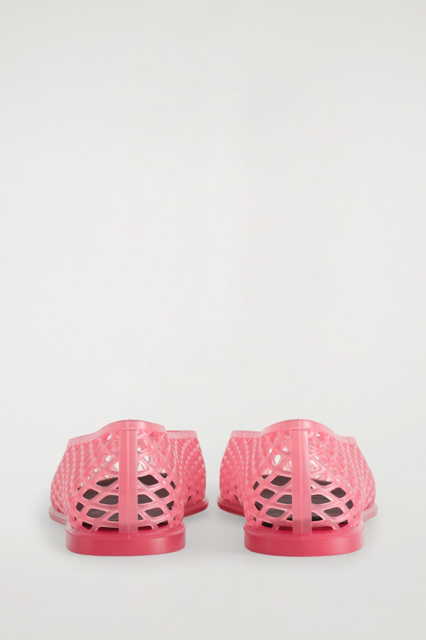 Cut-Out Jelly Ballet Flats
