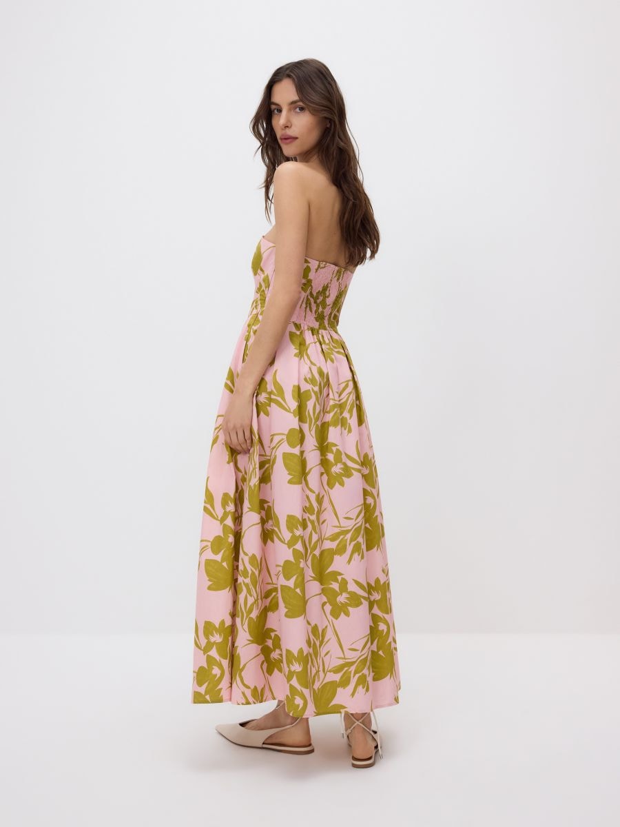 Patterned midi dress