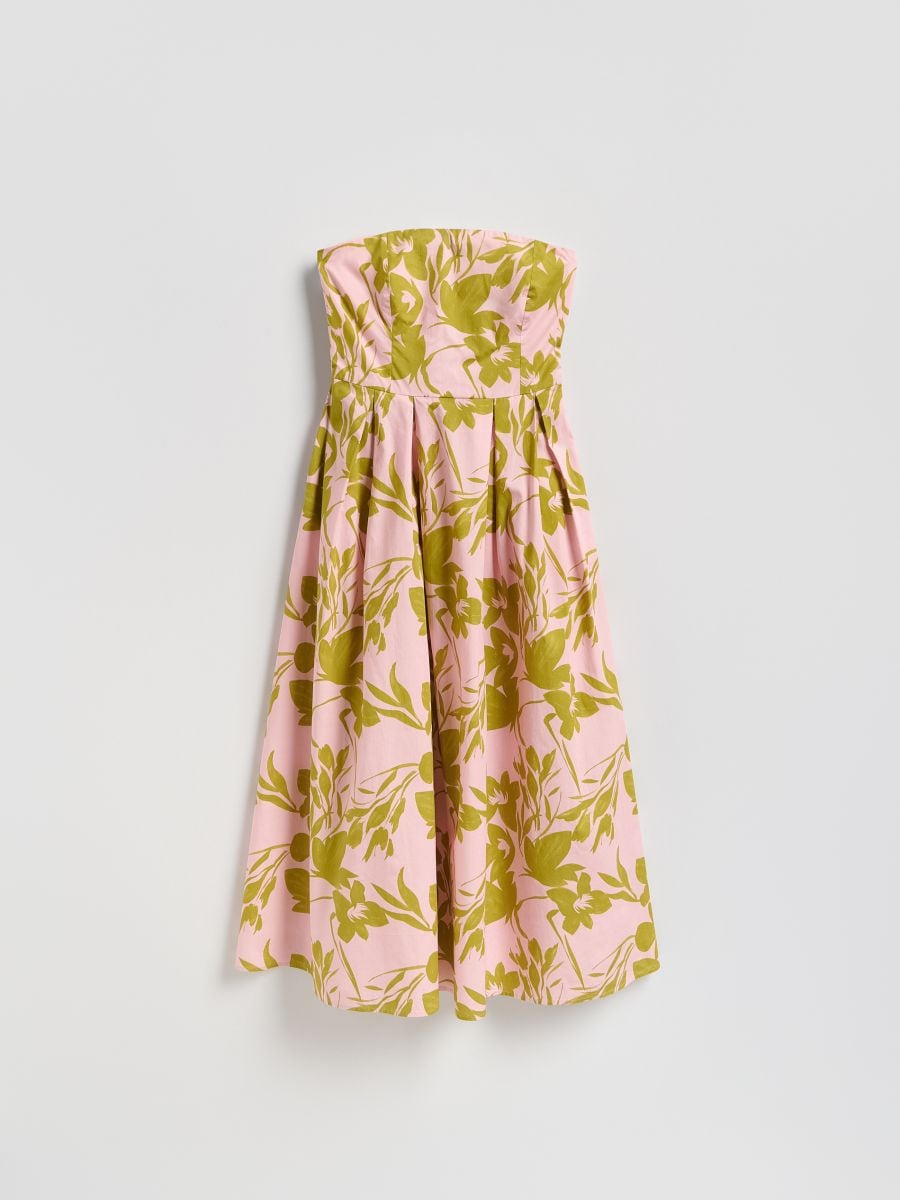 Patterned midi dress
