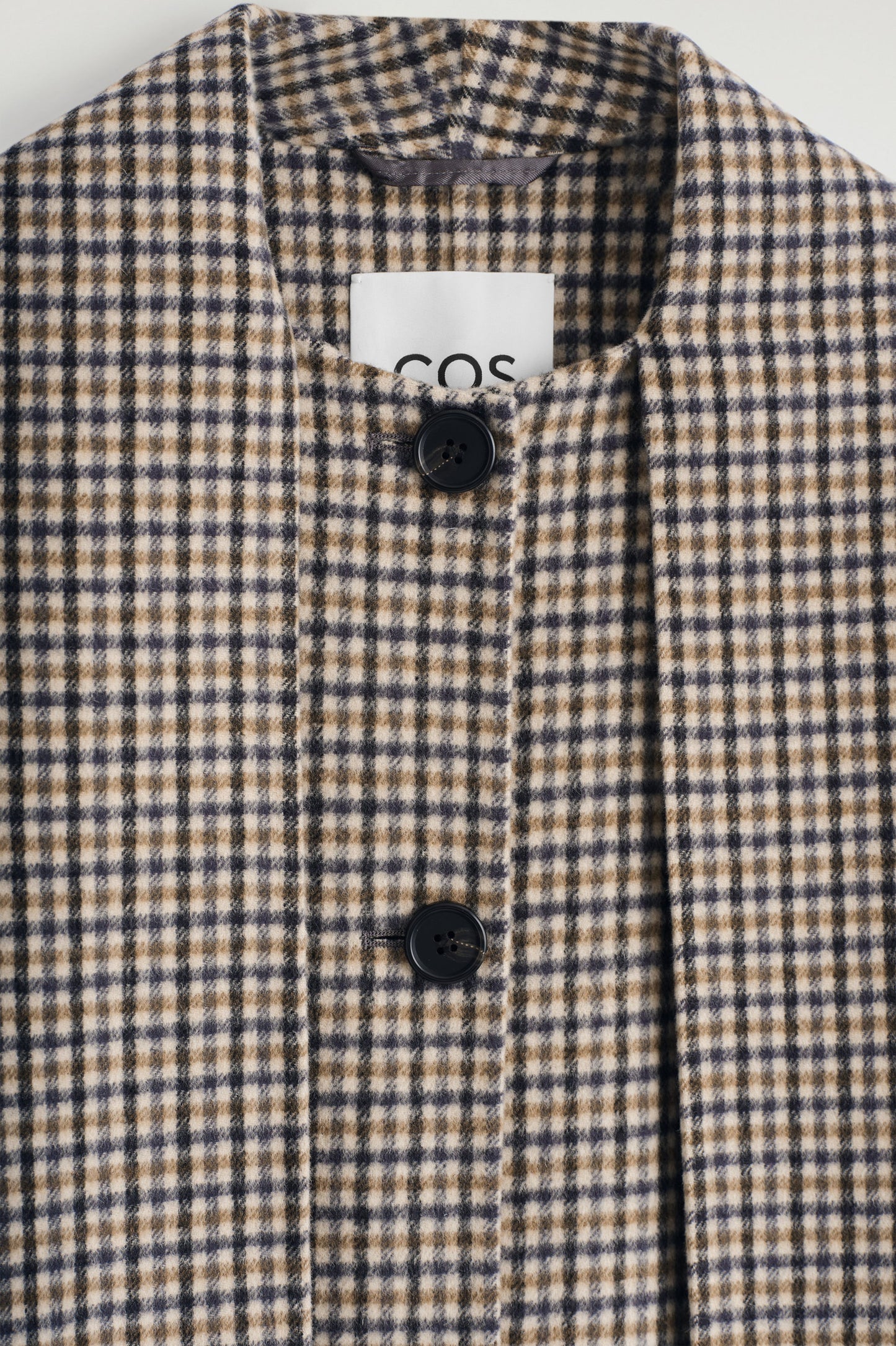 Double-Faced Wool Scarf Jacket