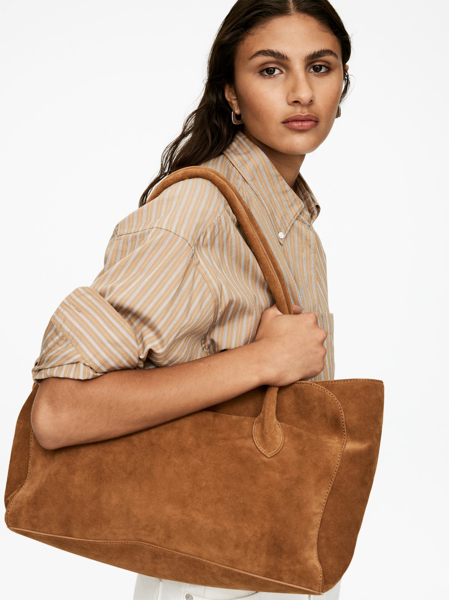 Slouchy Leather Tote