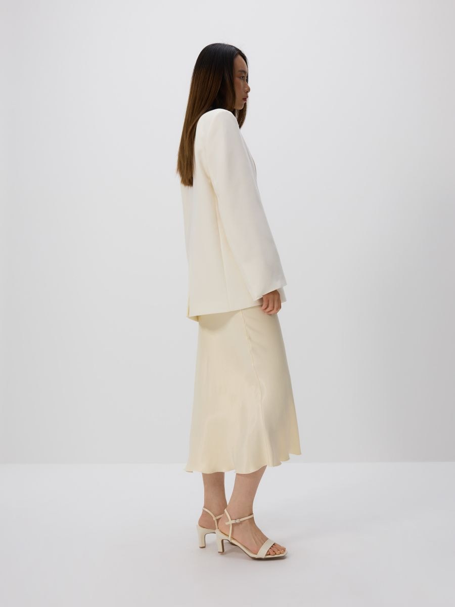 Viscose blend blazer