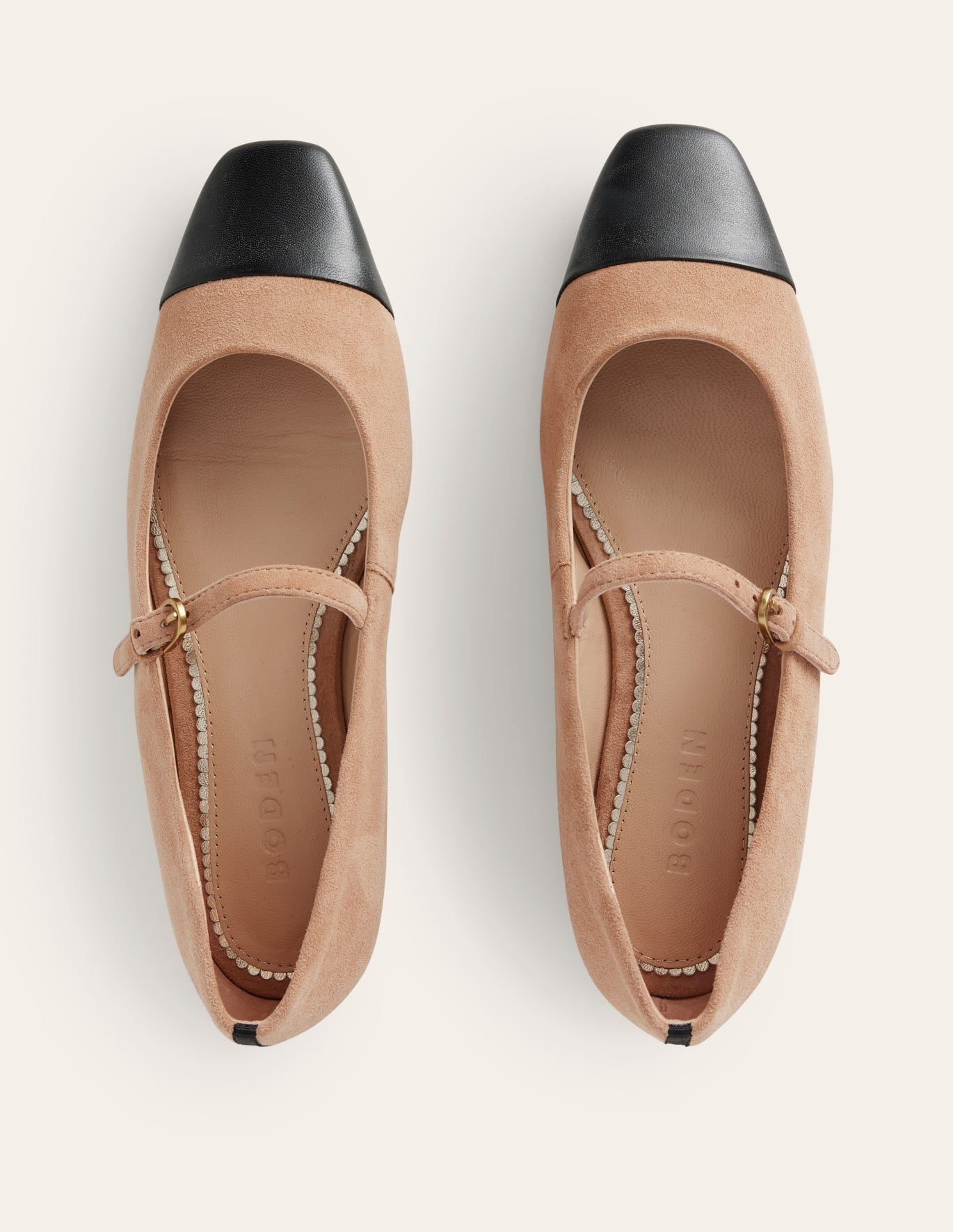 Mary Jane suede flats