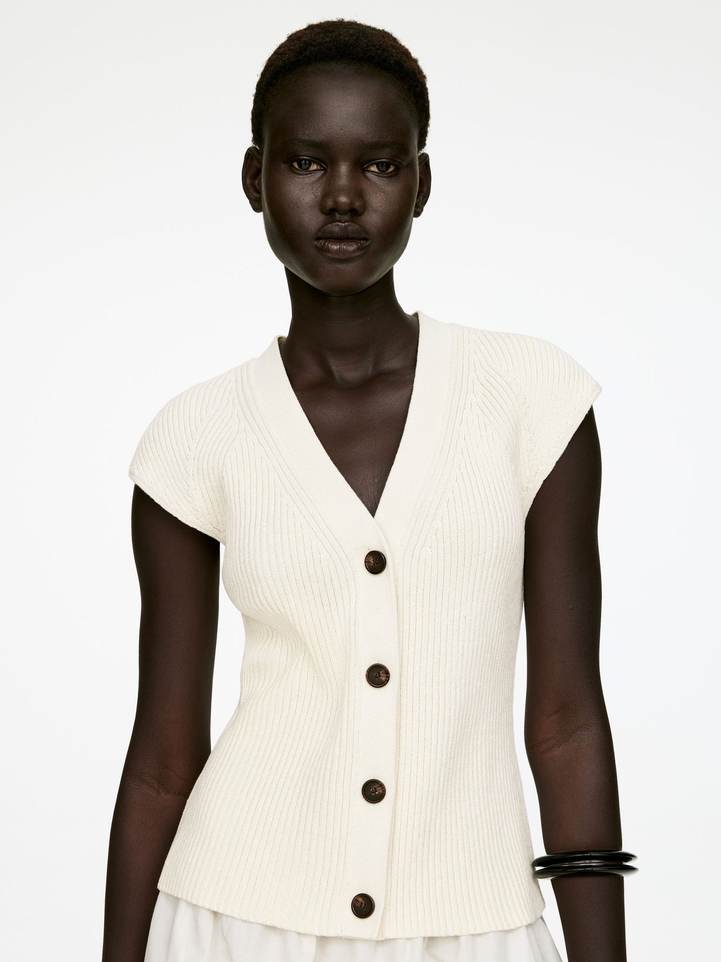 Knitted Sleeveless Top