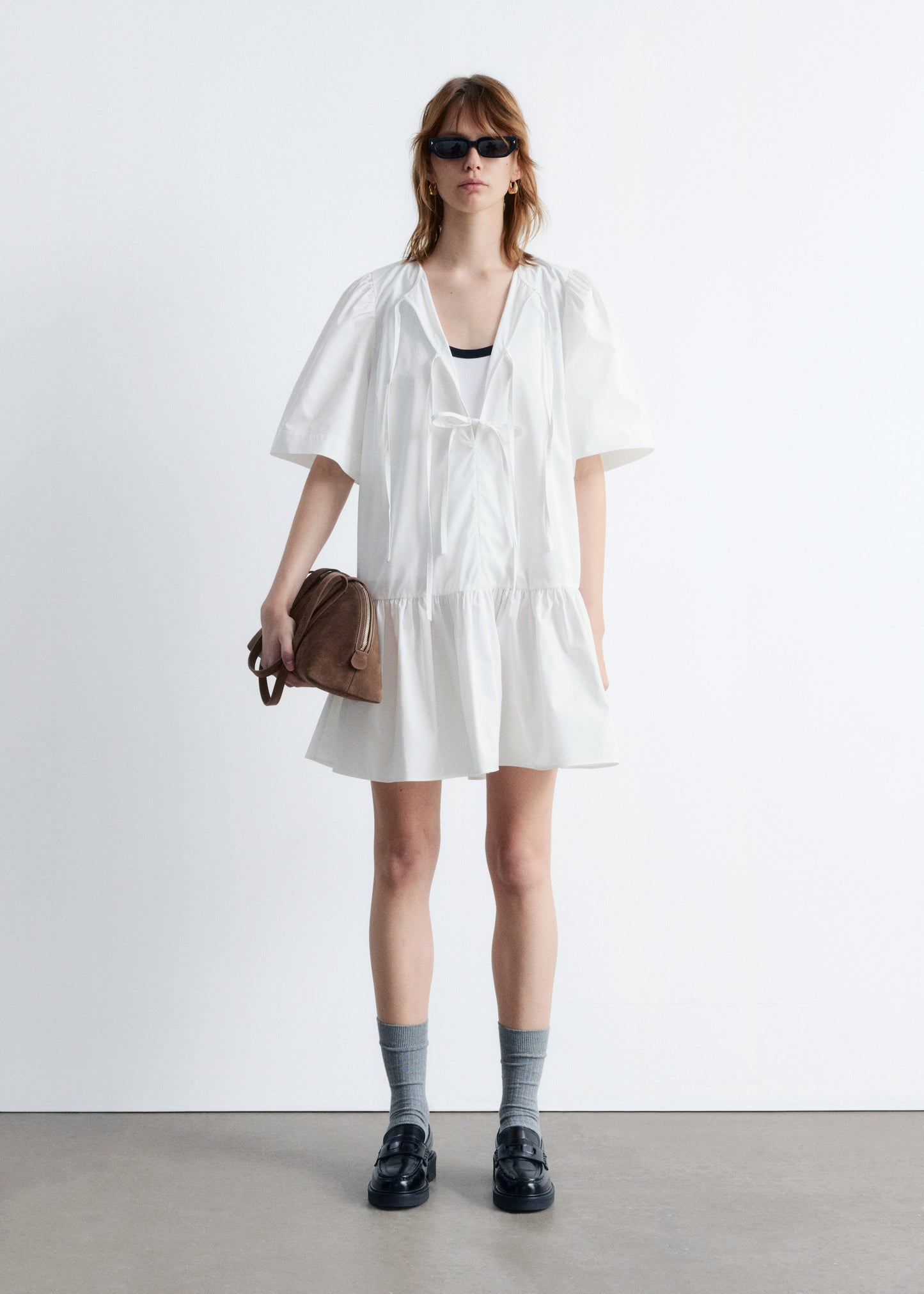 Peplum Mini Dress