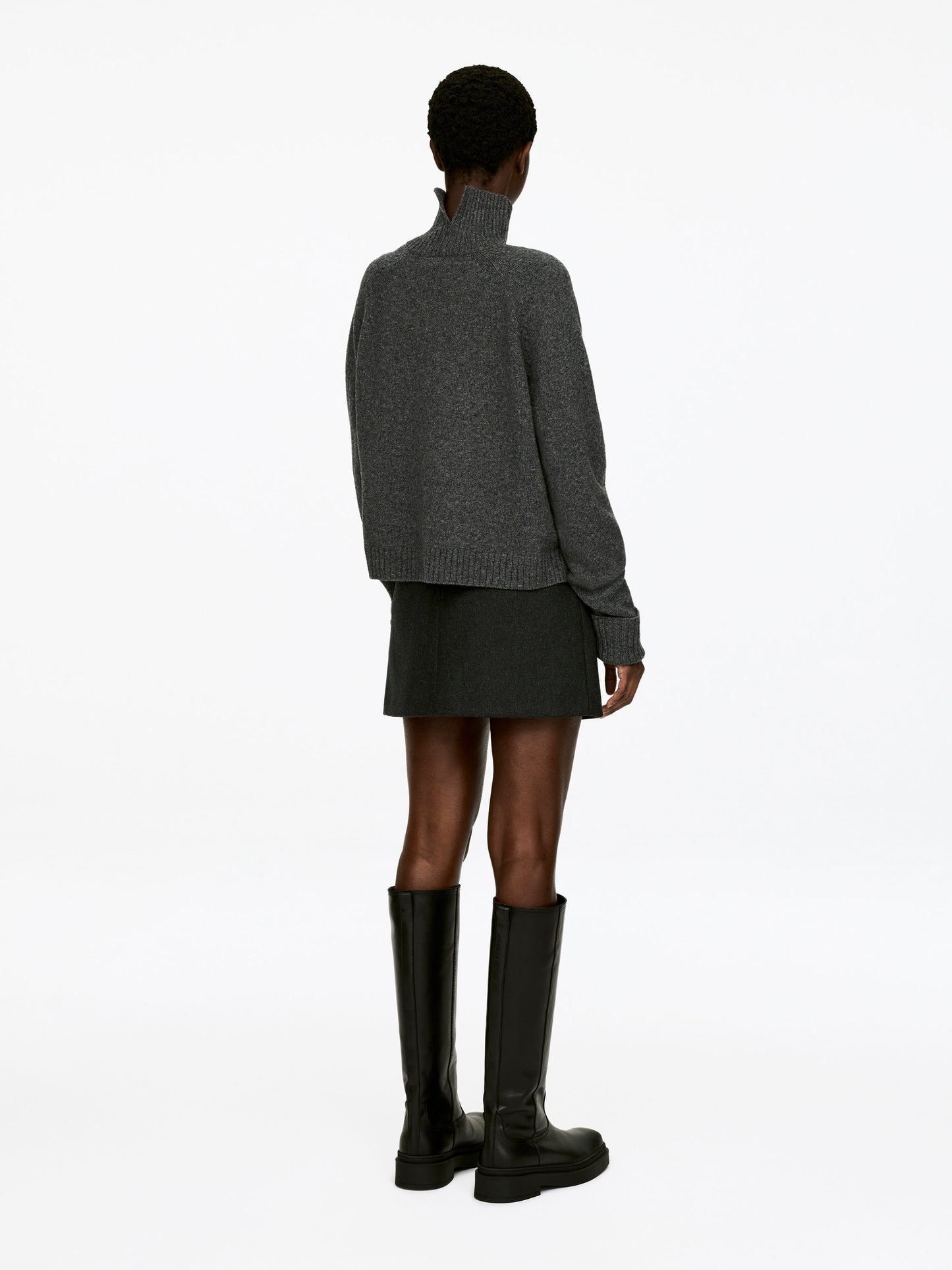 Roll-Neck Wool Jumper