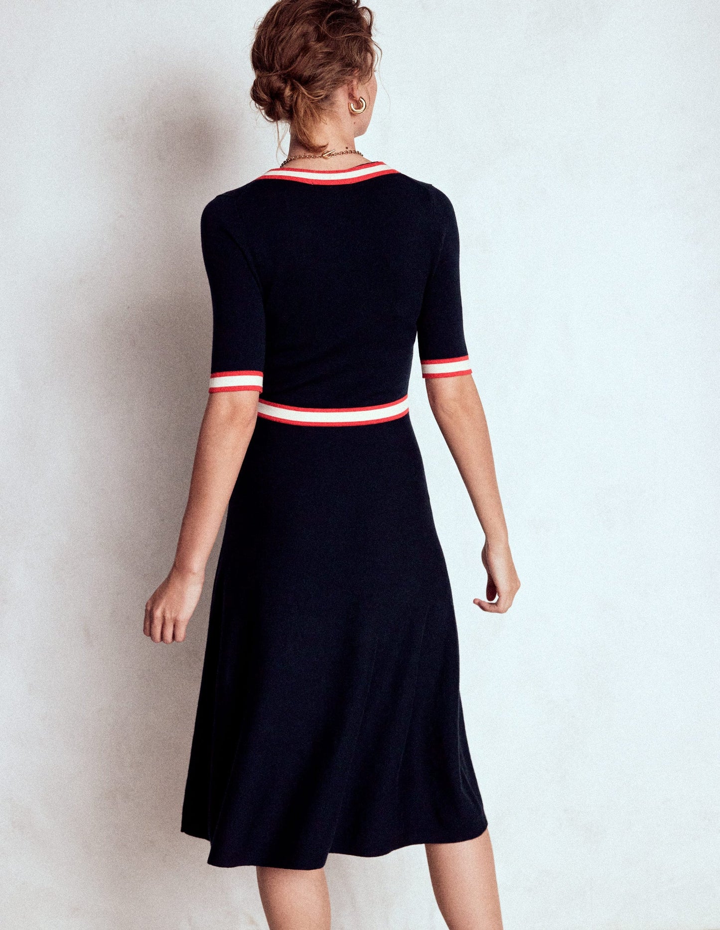 Tipped Bow Dress