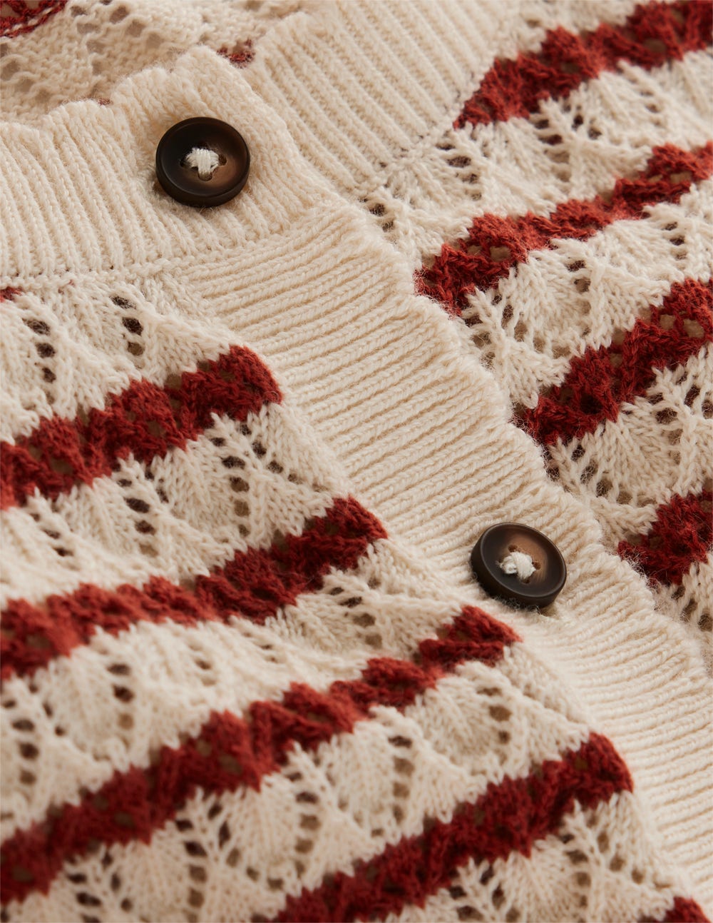 Dot Pointelle Cardigan