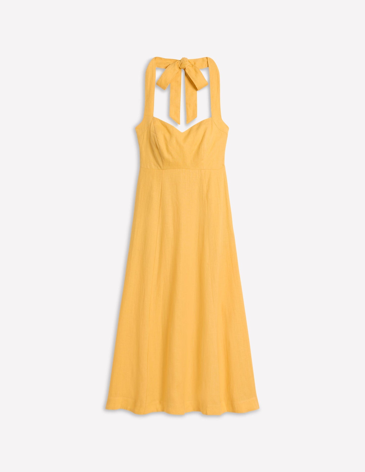 Halter Linen Dress