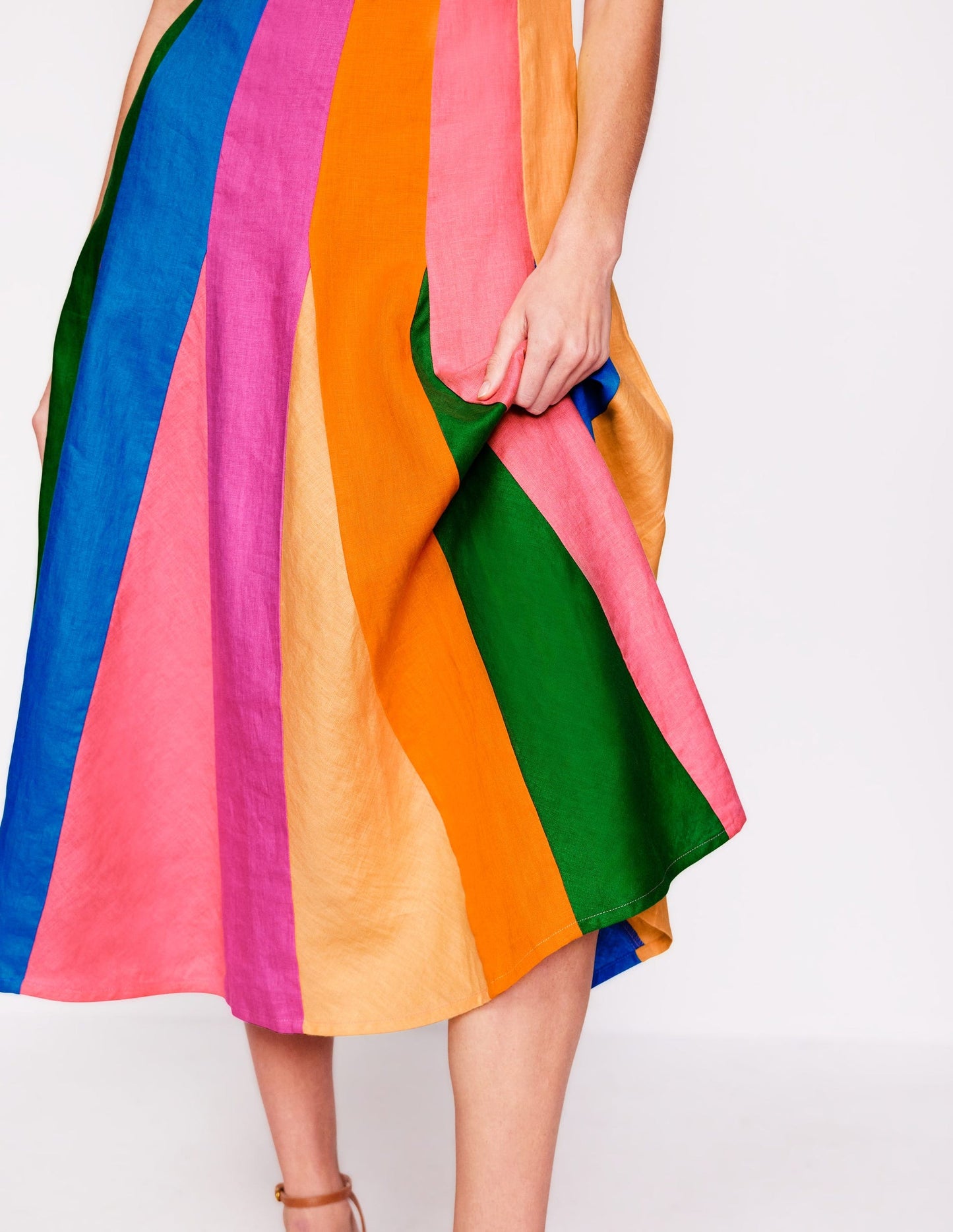 Seam Detail Fit & Flare Dress