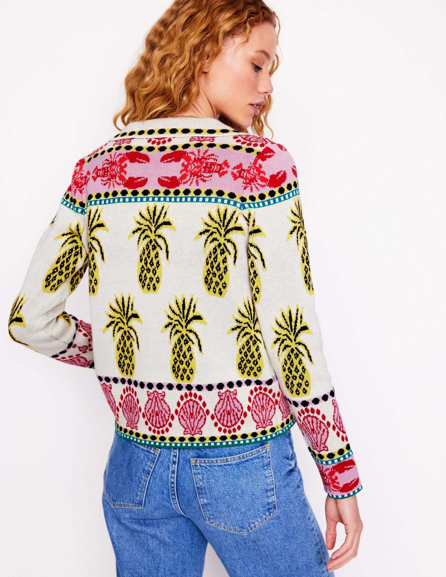 Jacquard Knitted Shacket