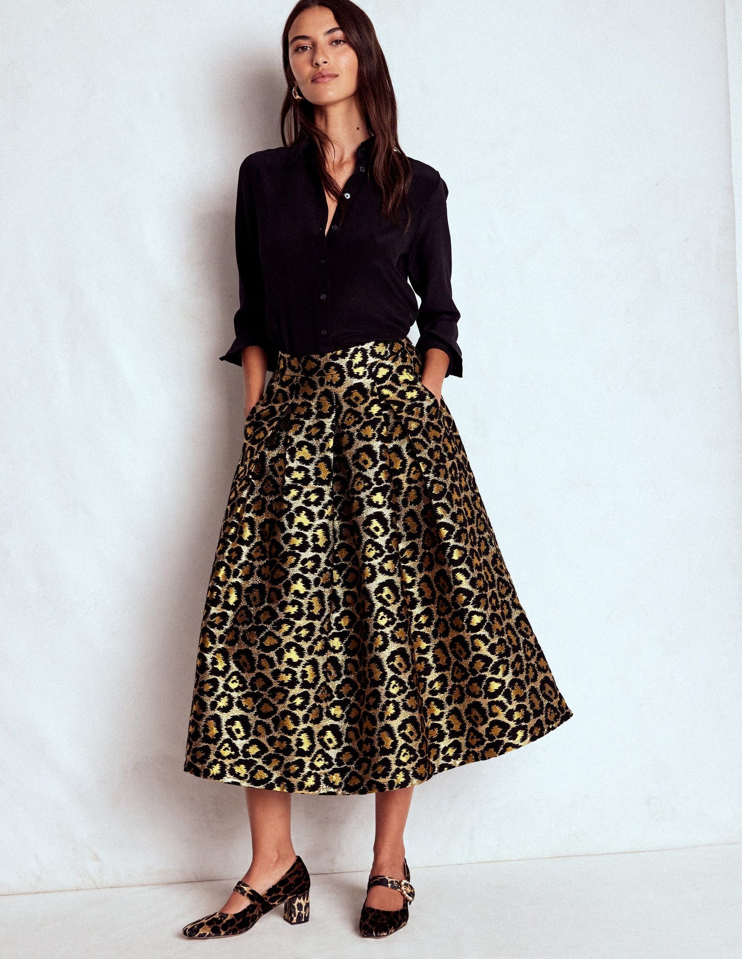 Verity Jacquard Midi Skirt
