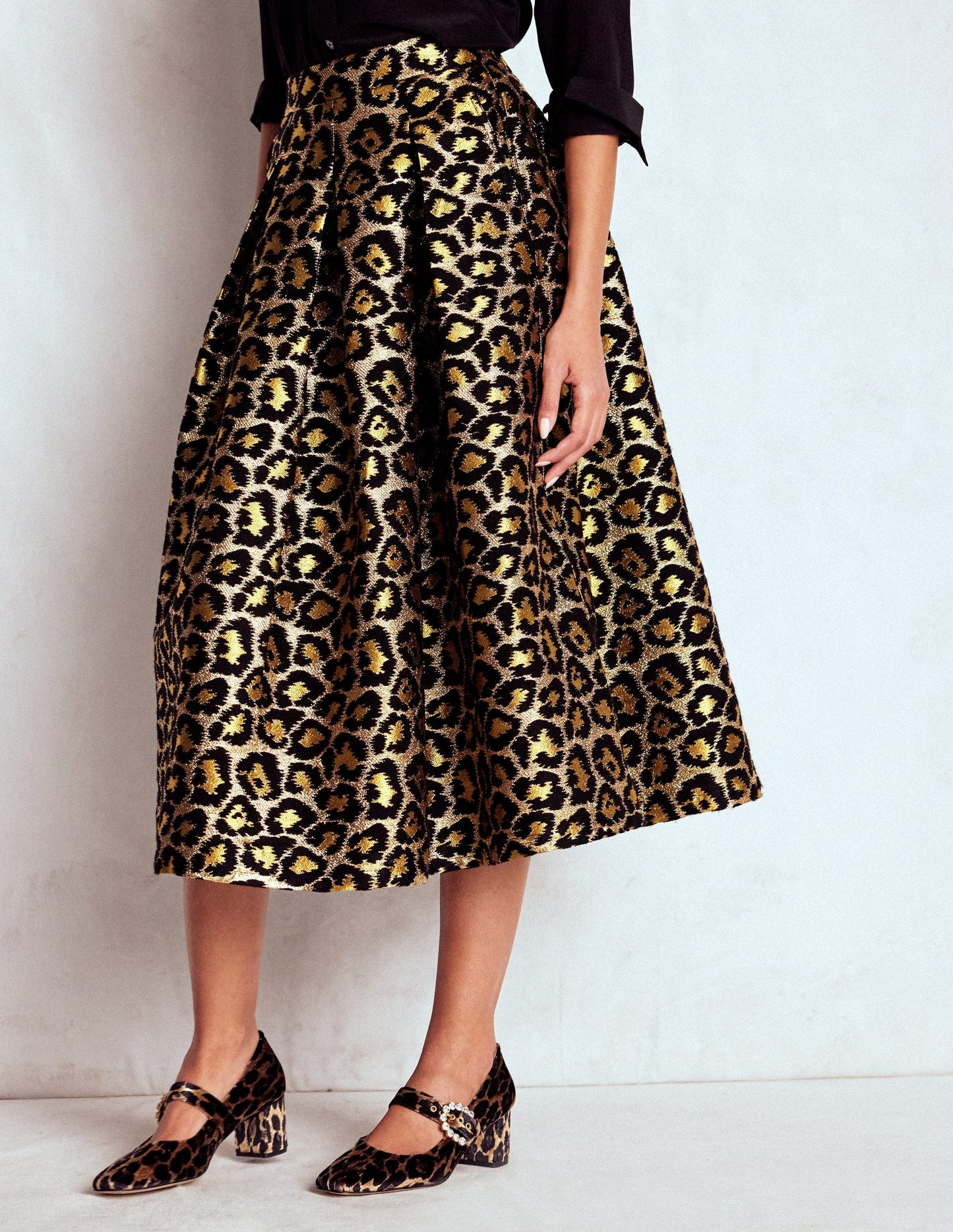 Verity Jacquard Midi Skirt