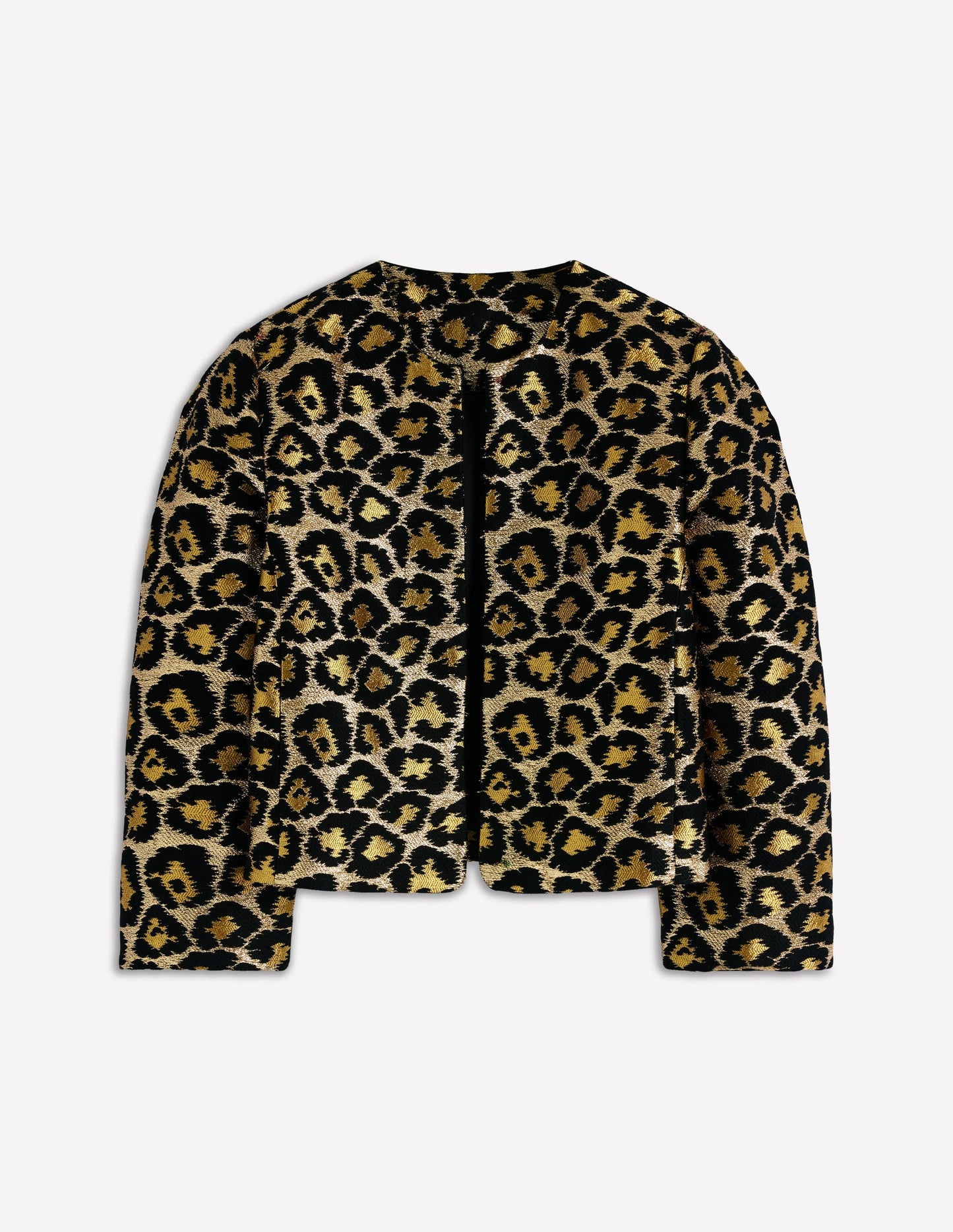 Jacquard Leopard Jacket