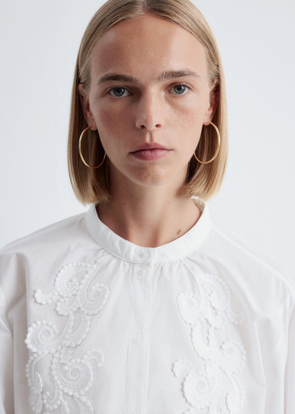 Cotton Embroidered Blouse