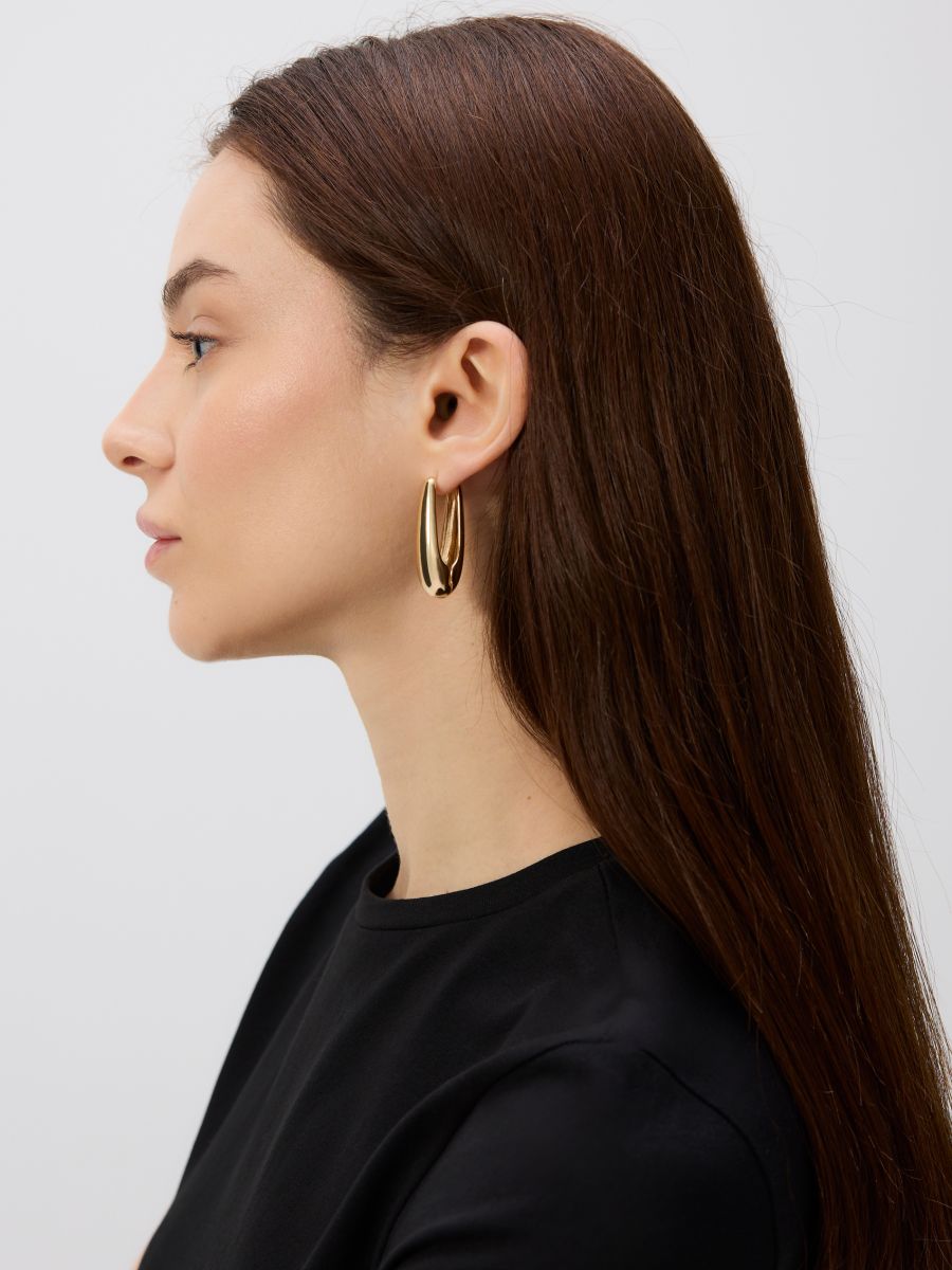 Long drop earrings