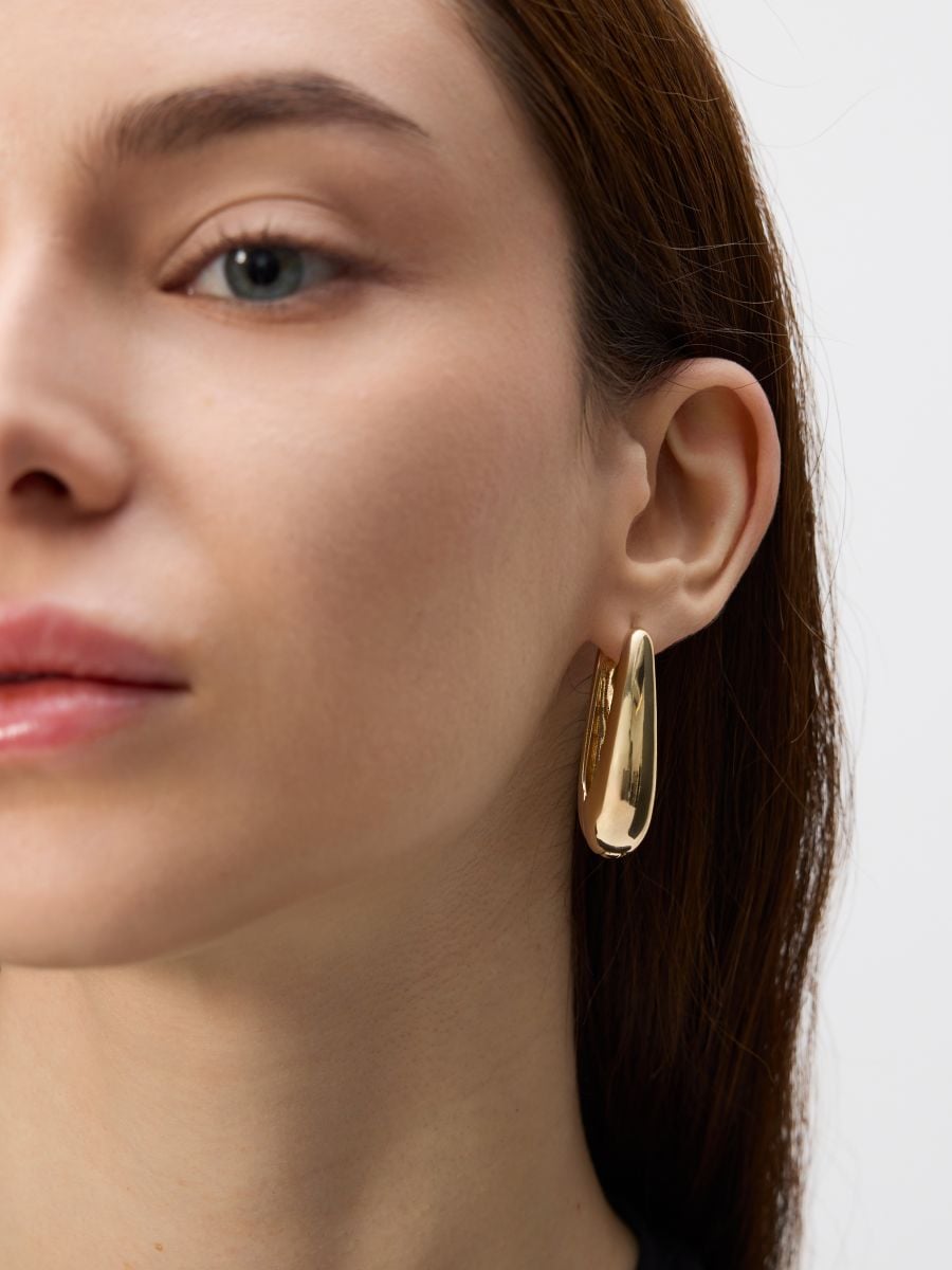 Long drop earrings