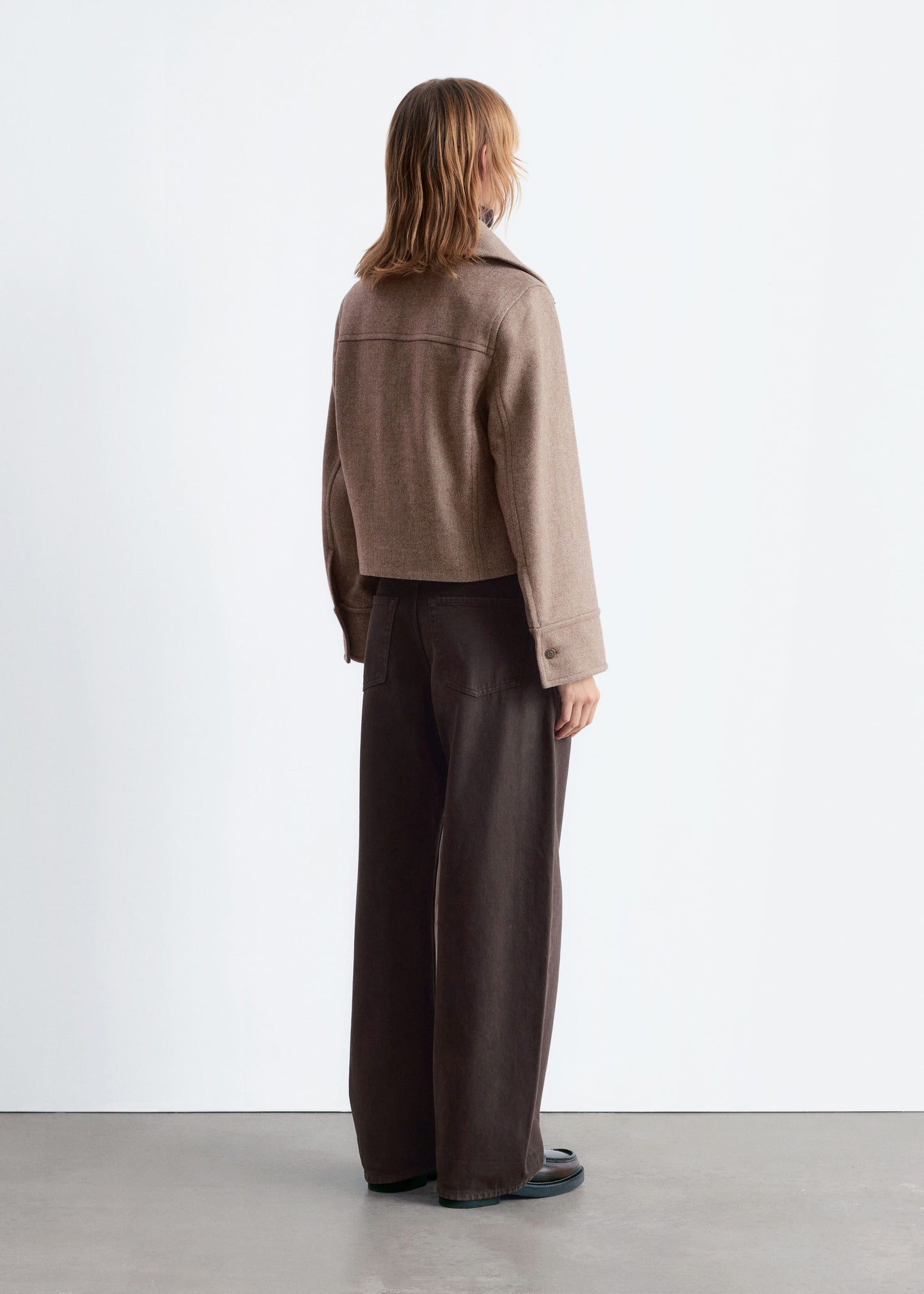 Cropped Wool Jacket