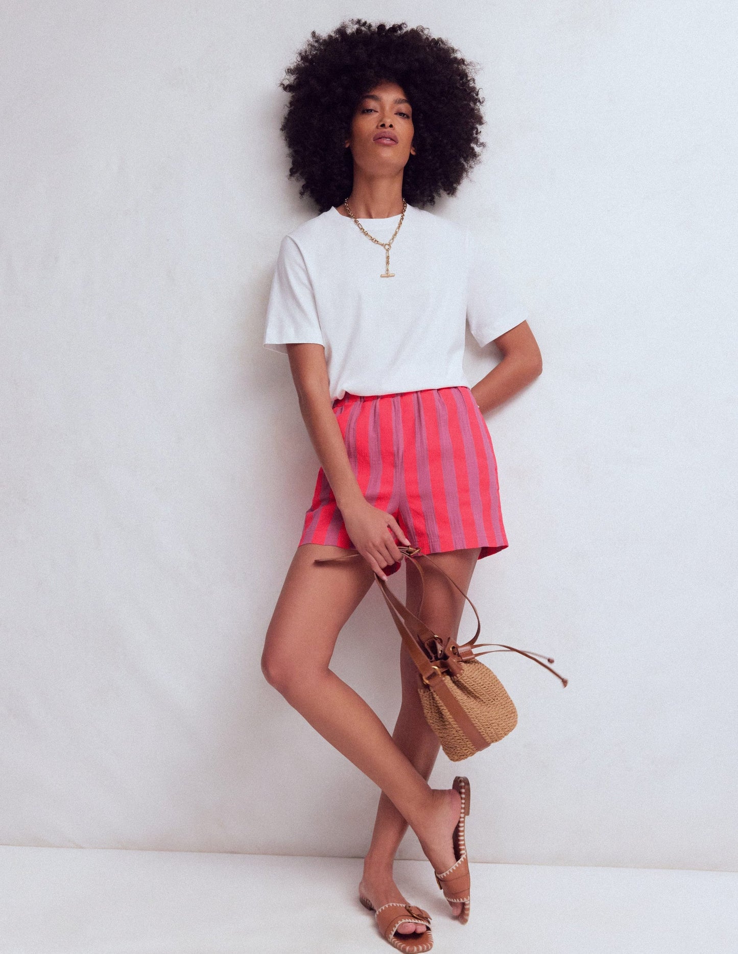 Pull On Double Cloth Shorts