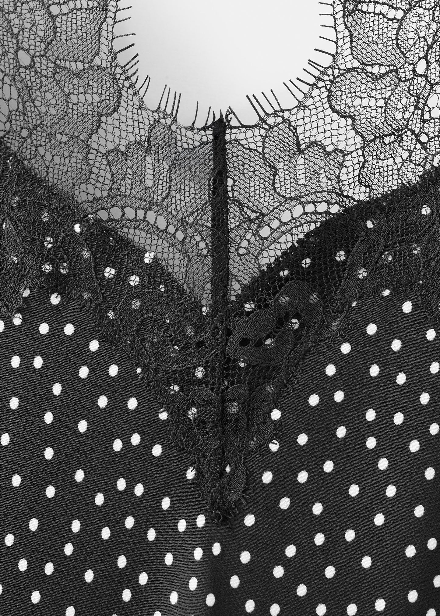 Polka dot lace dress