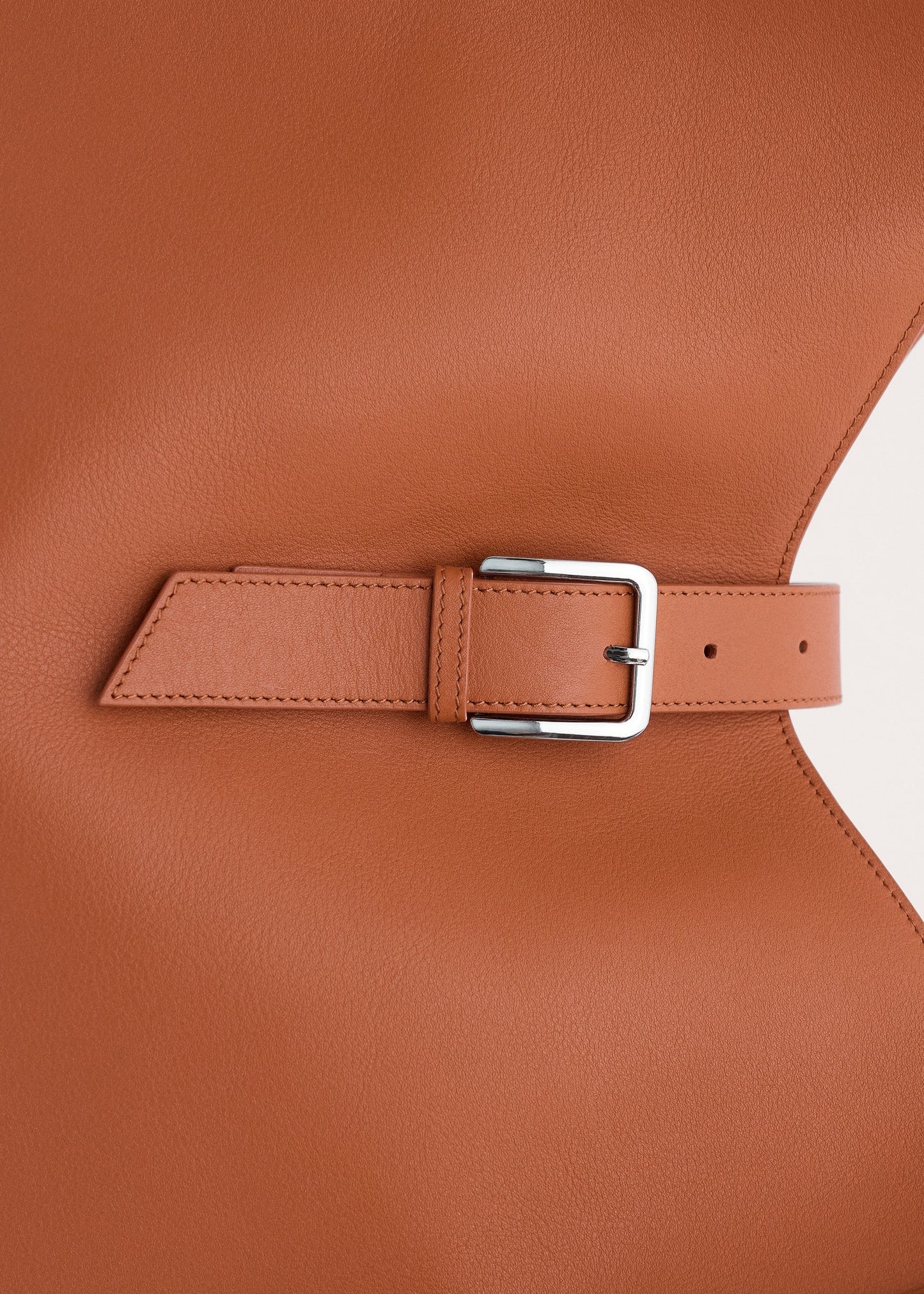 100% leather maxi shopper bag