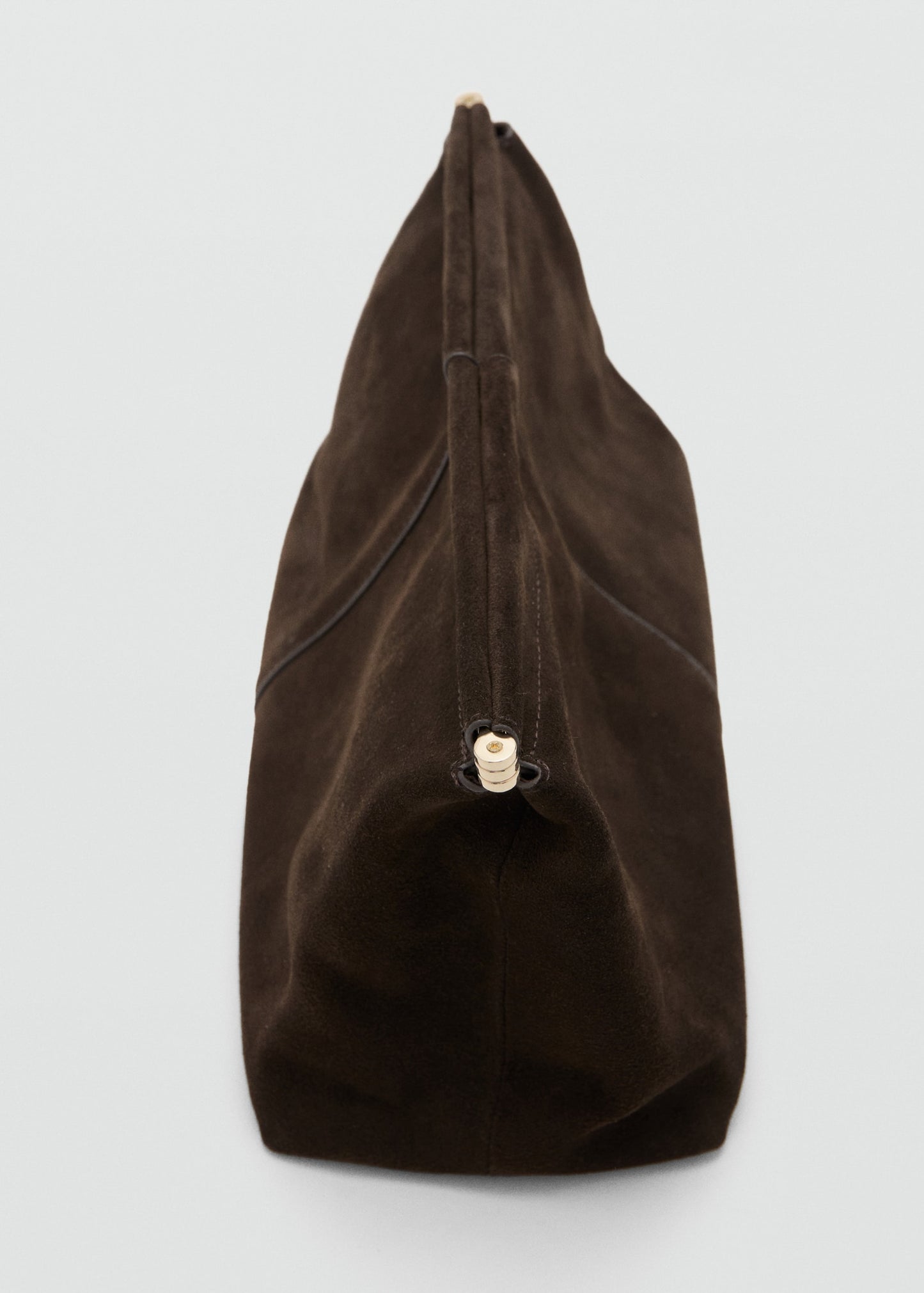 Suede handbag