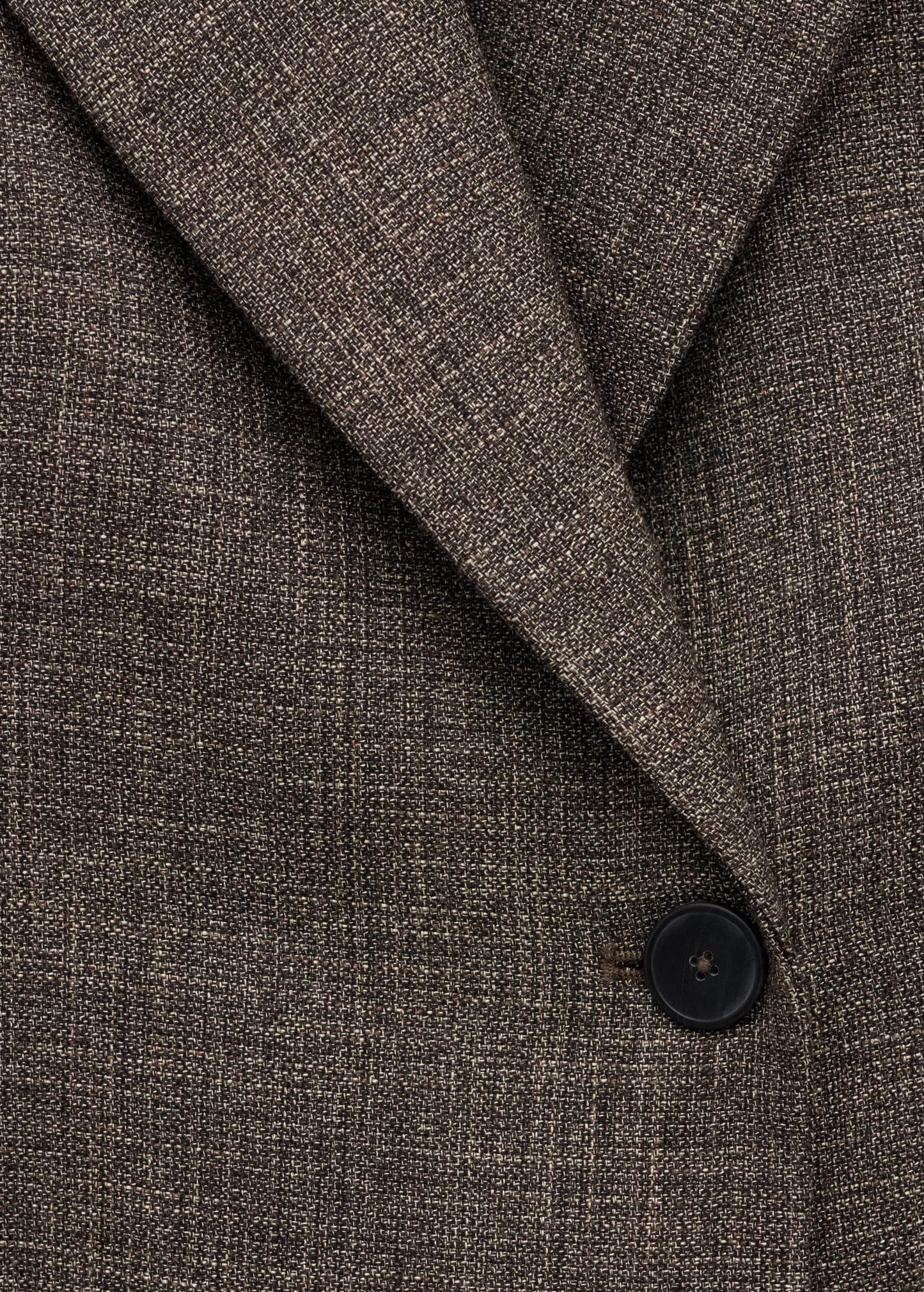Herringbone double-breasted suit blazer